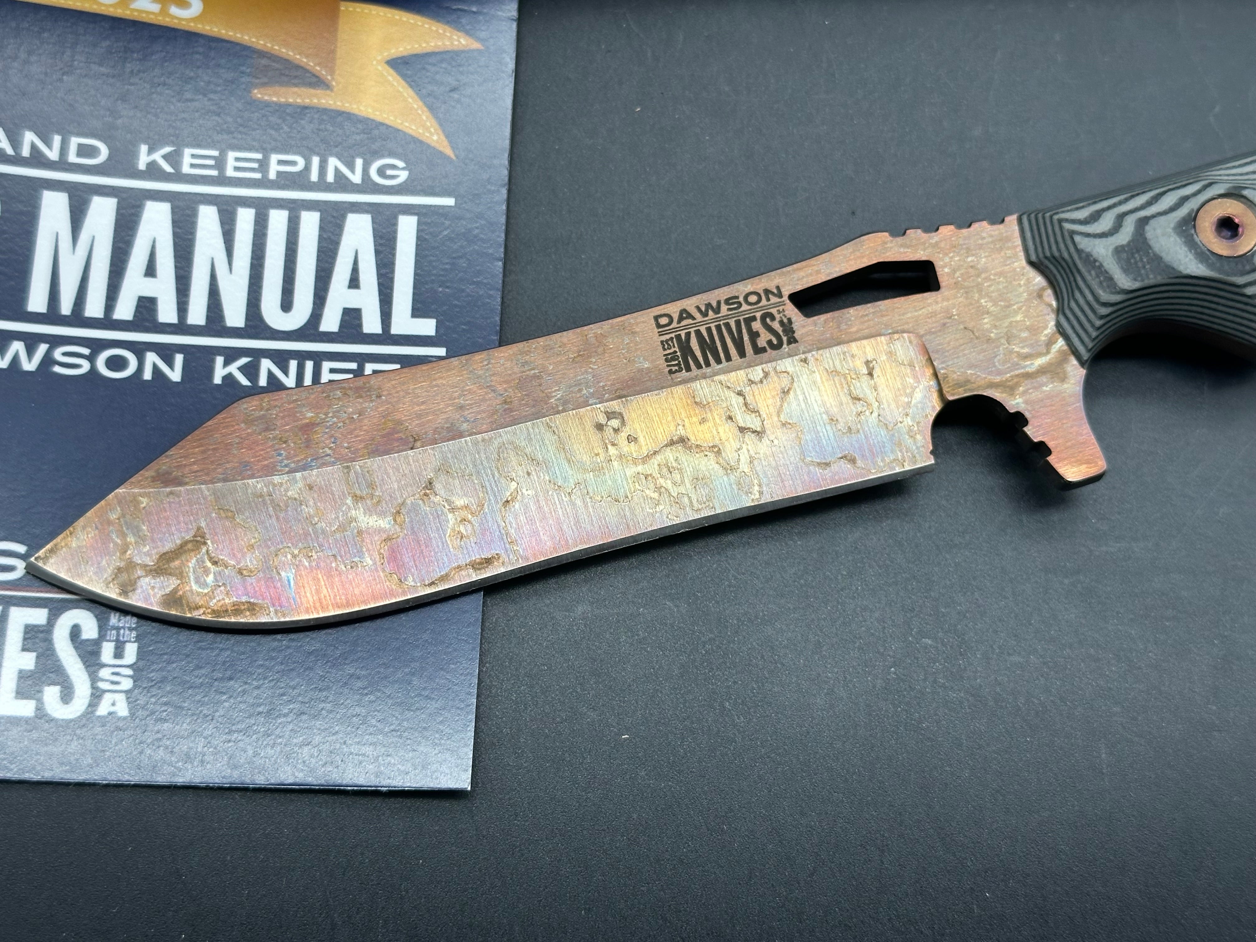 Dawson Knives Wilderness magnacut blade