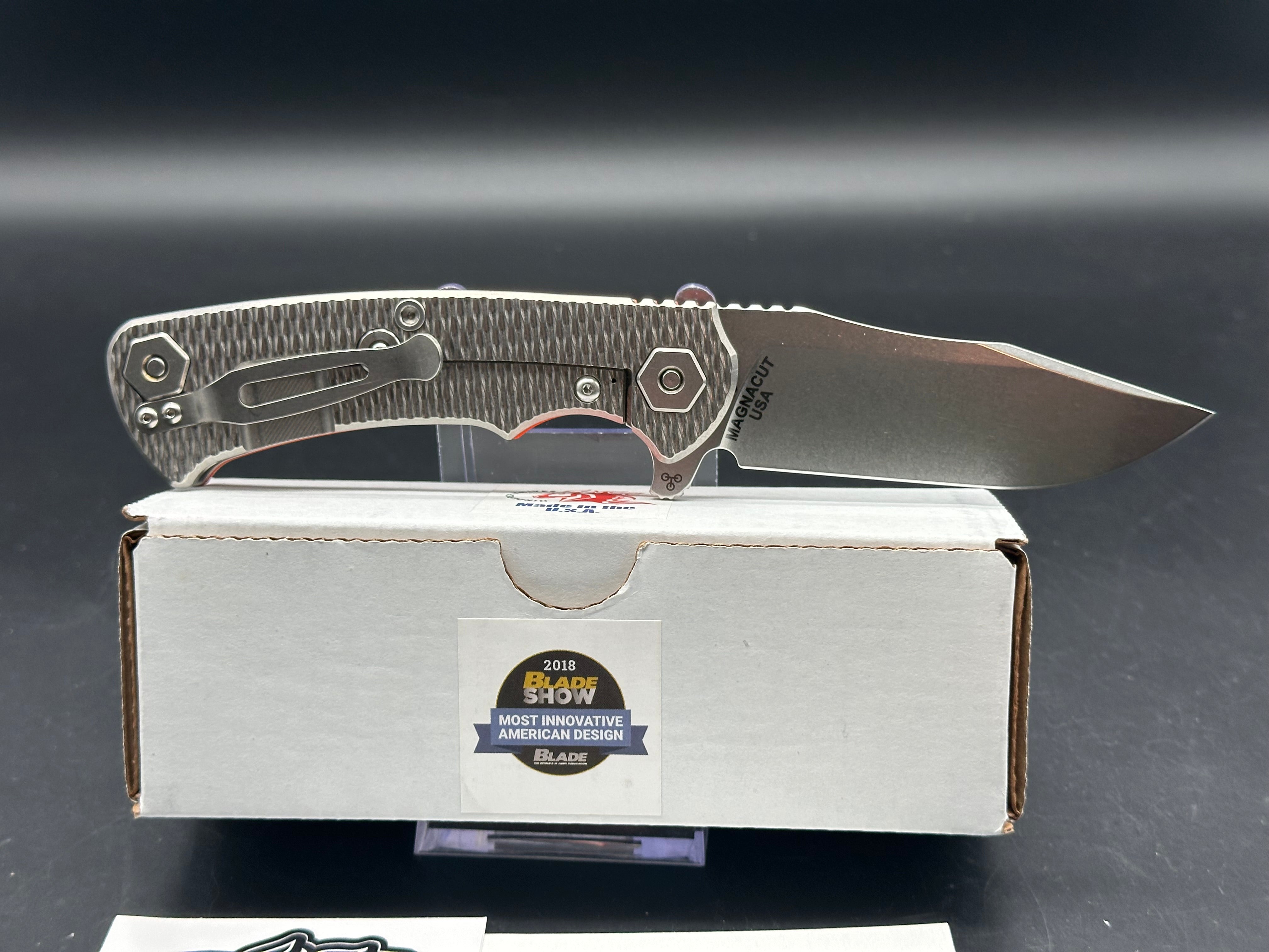 Hinderer Knives Project X Orange G10 /Magnacut blade