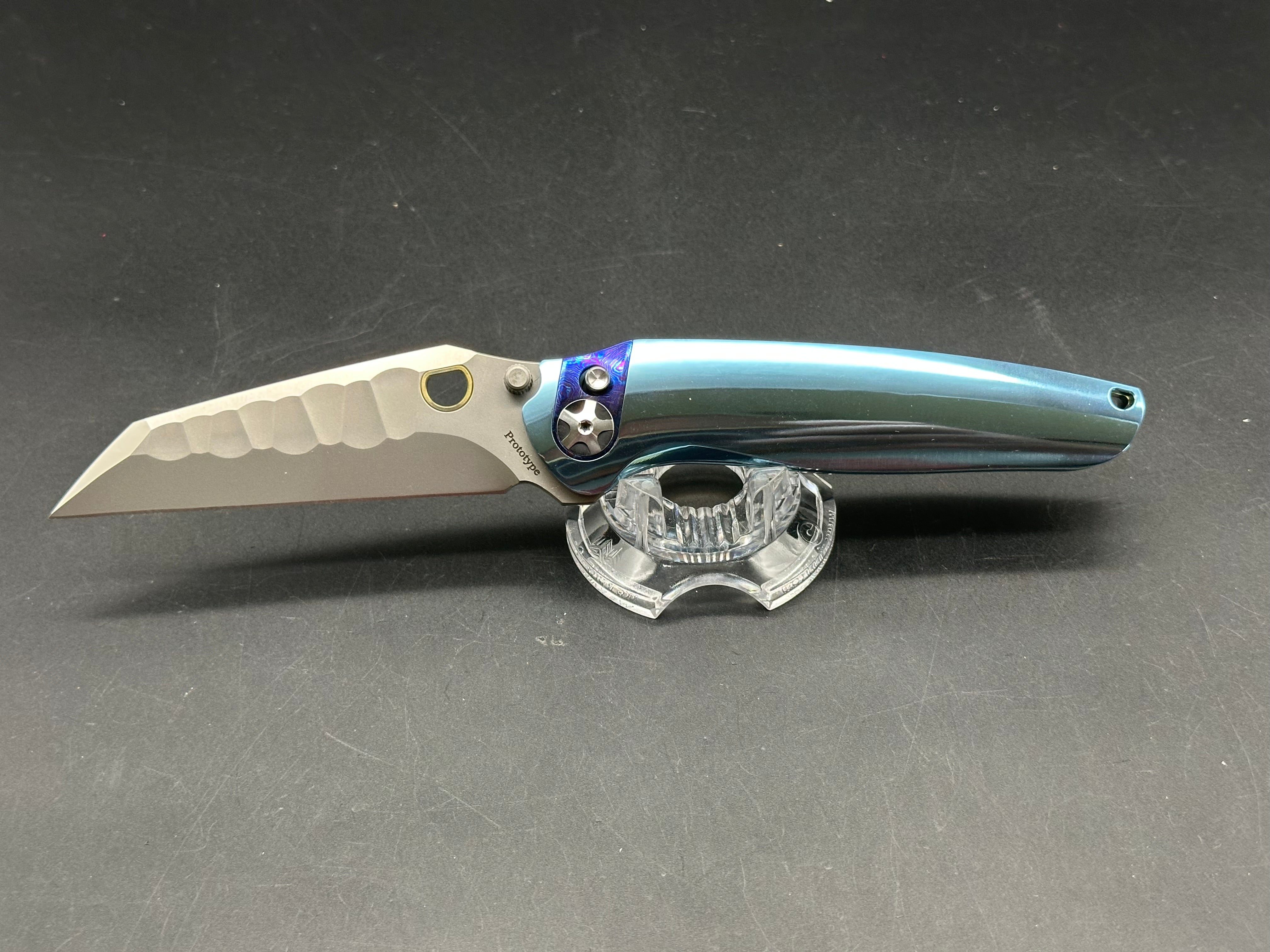 Ketuo Dirty Bird prototype titanium handle w/M390 blade