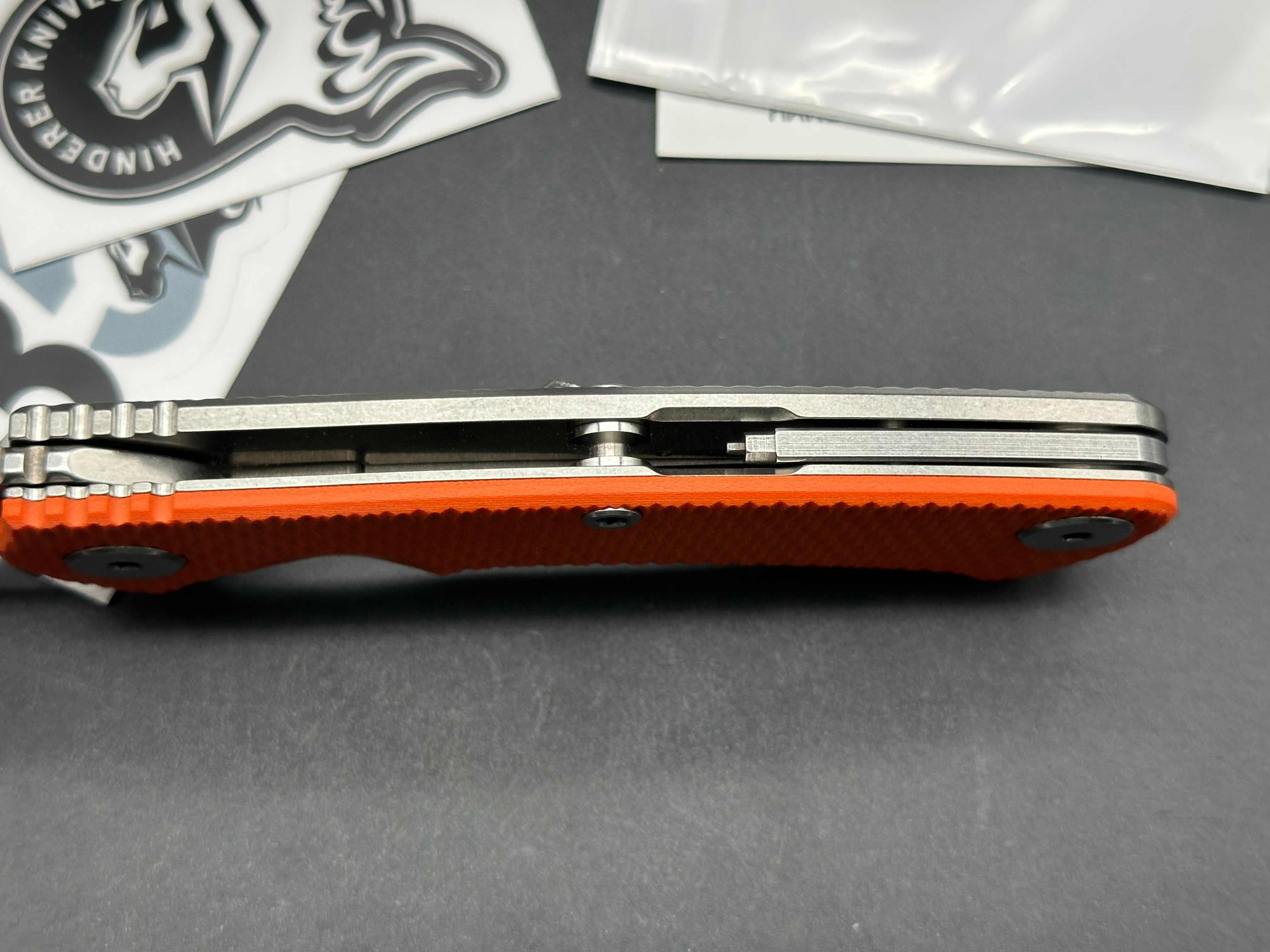 Hinderer Knives Project X Orange G10 /Magnacut blade