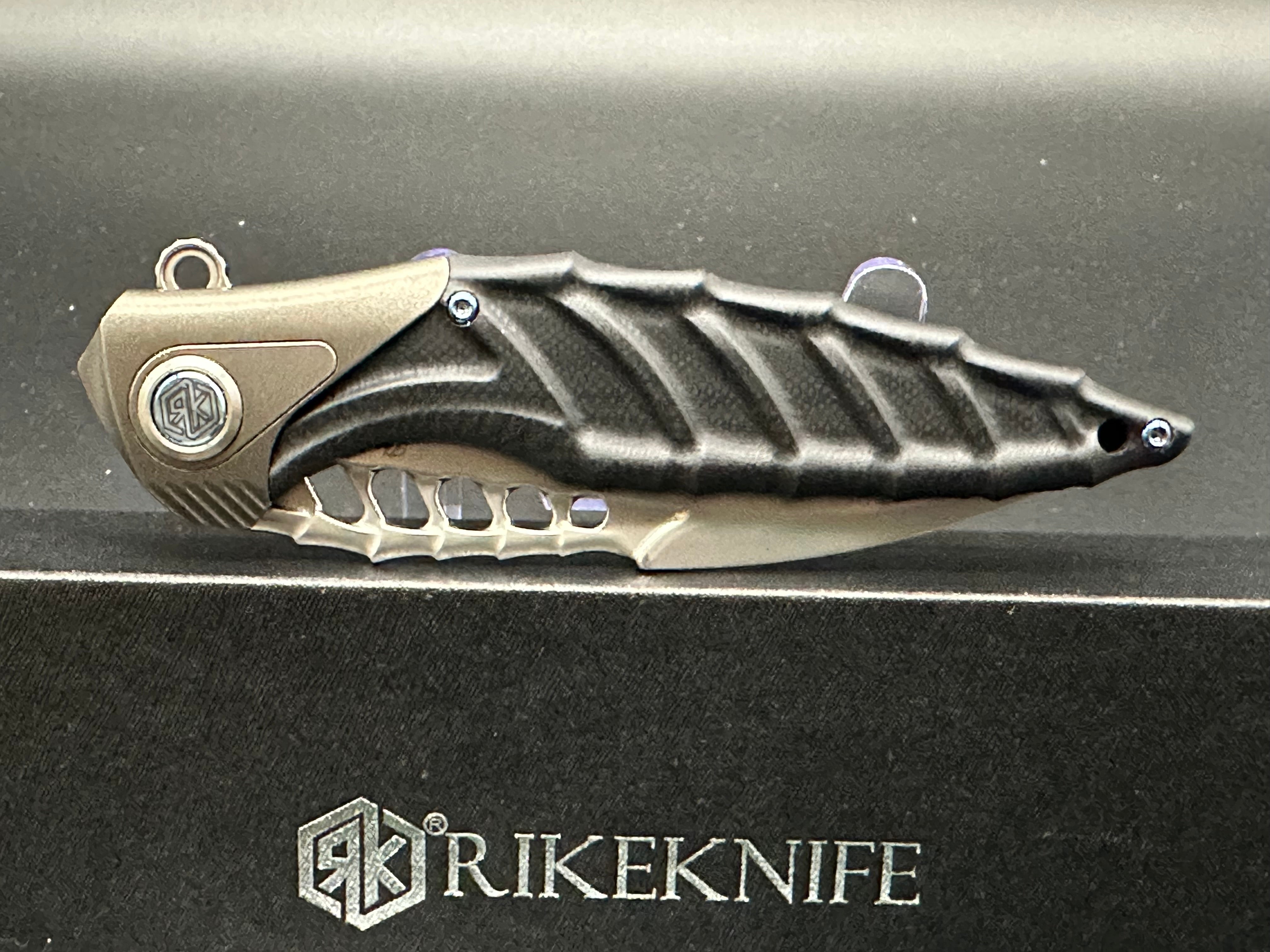Rike Thor 7 Integral Titanium/Black G10 handle