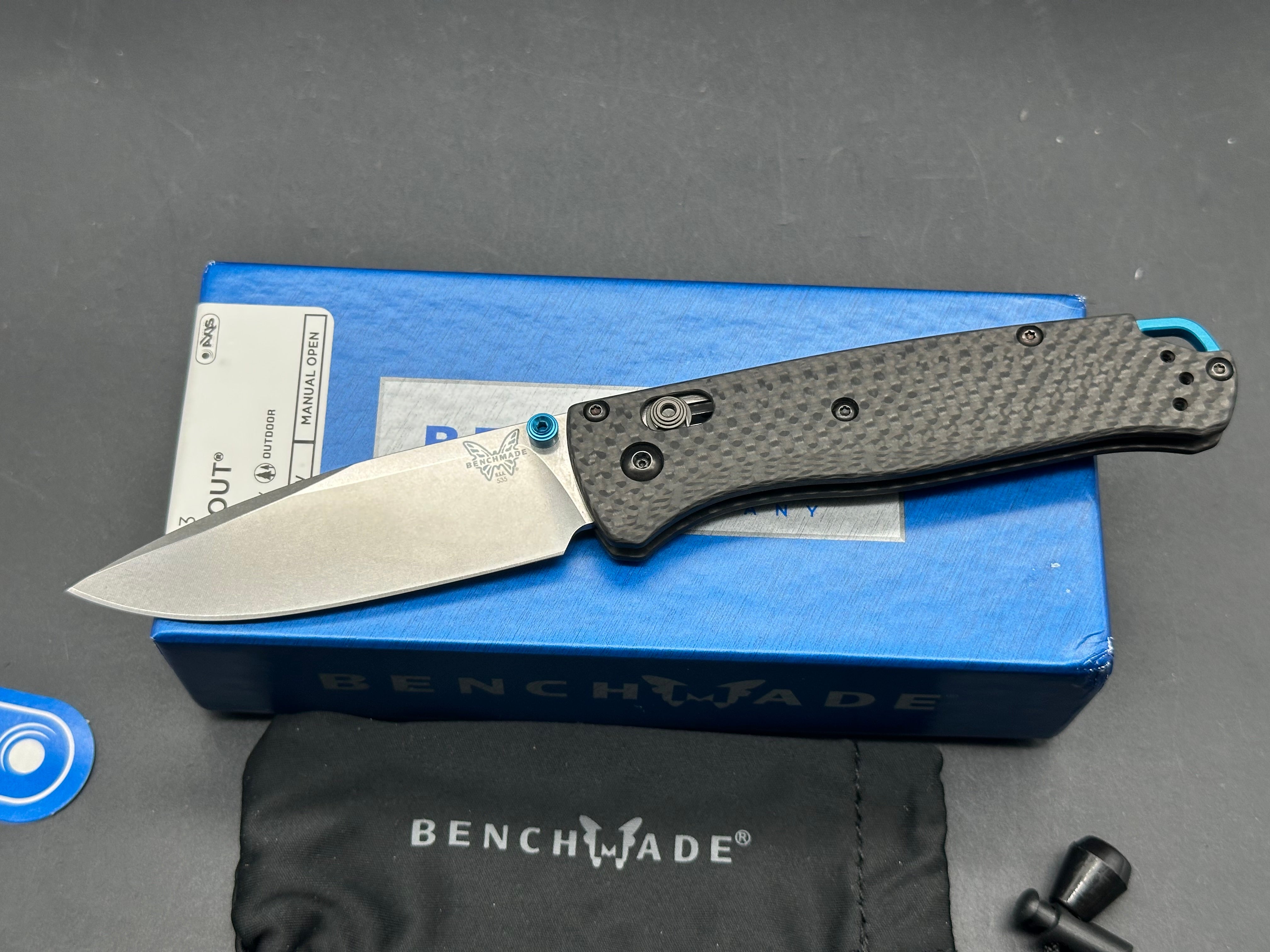 Benchmade 535-3 Bugout CPM-S90V Carbon Fiber