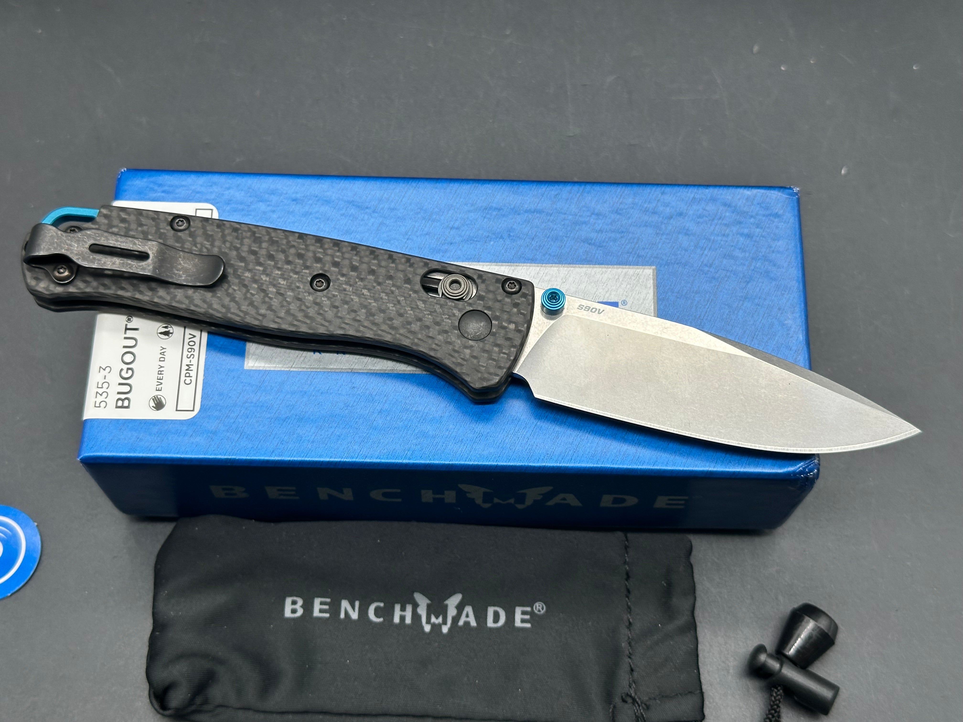 Benchmade 535-3 Bugout CPM-S90V Carbon Fiber