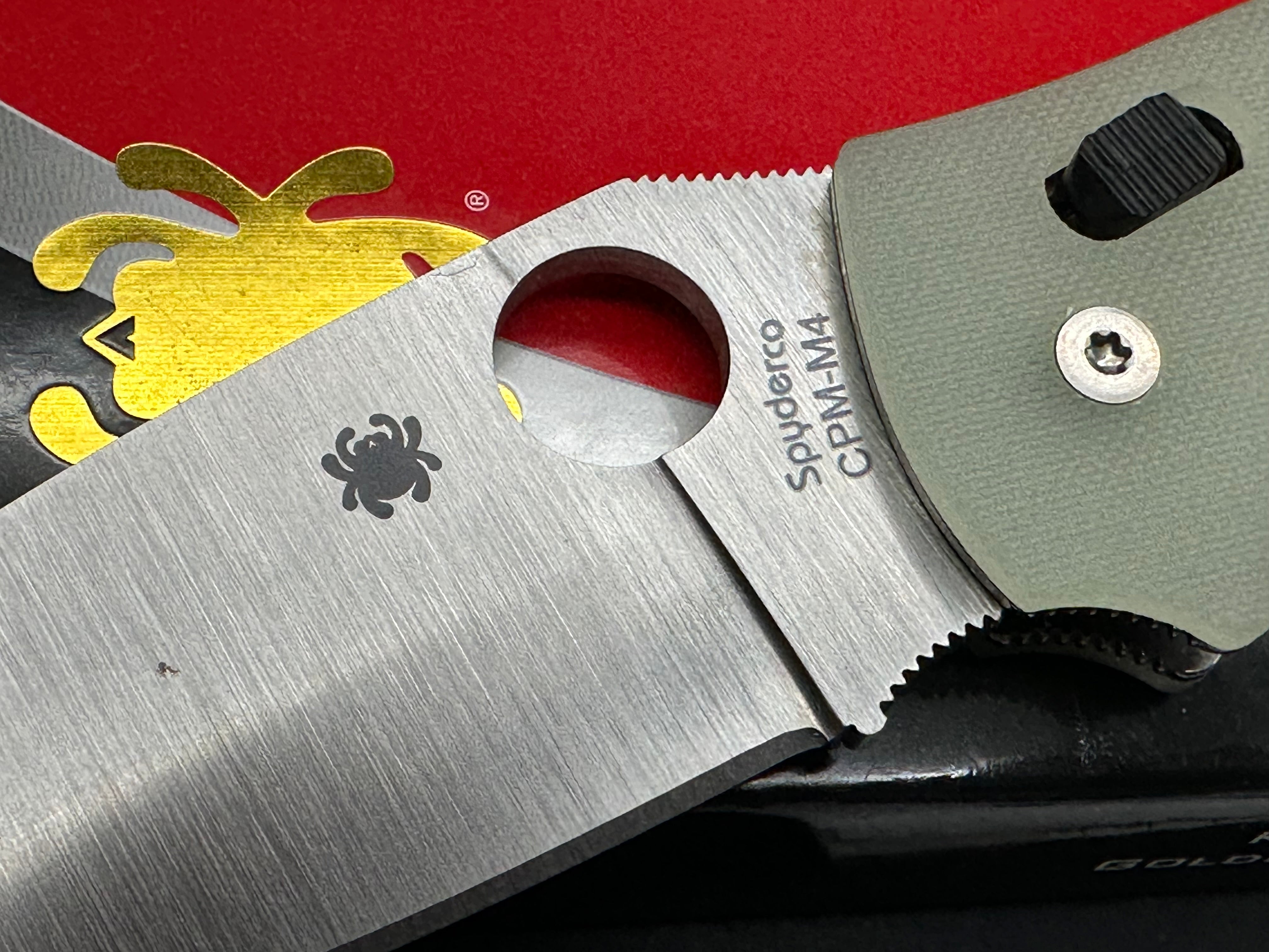 Spyderco Manix 2 XL M4 Natural G-10 Knife (3.88" Satin)