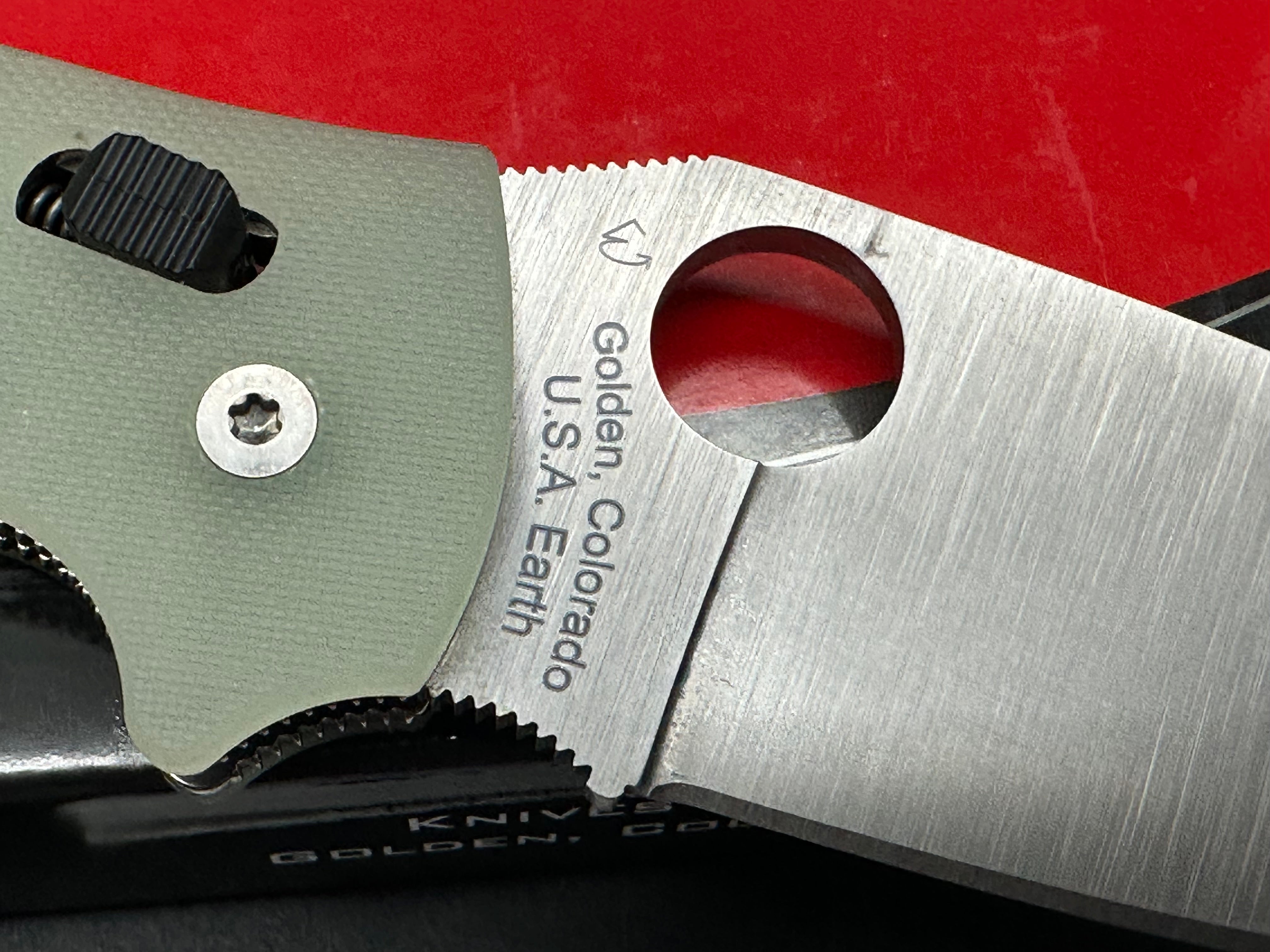 Spyderco Manix 2 XL M4 Natural G-10 Knife (3.88" Satin)