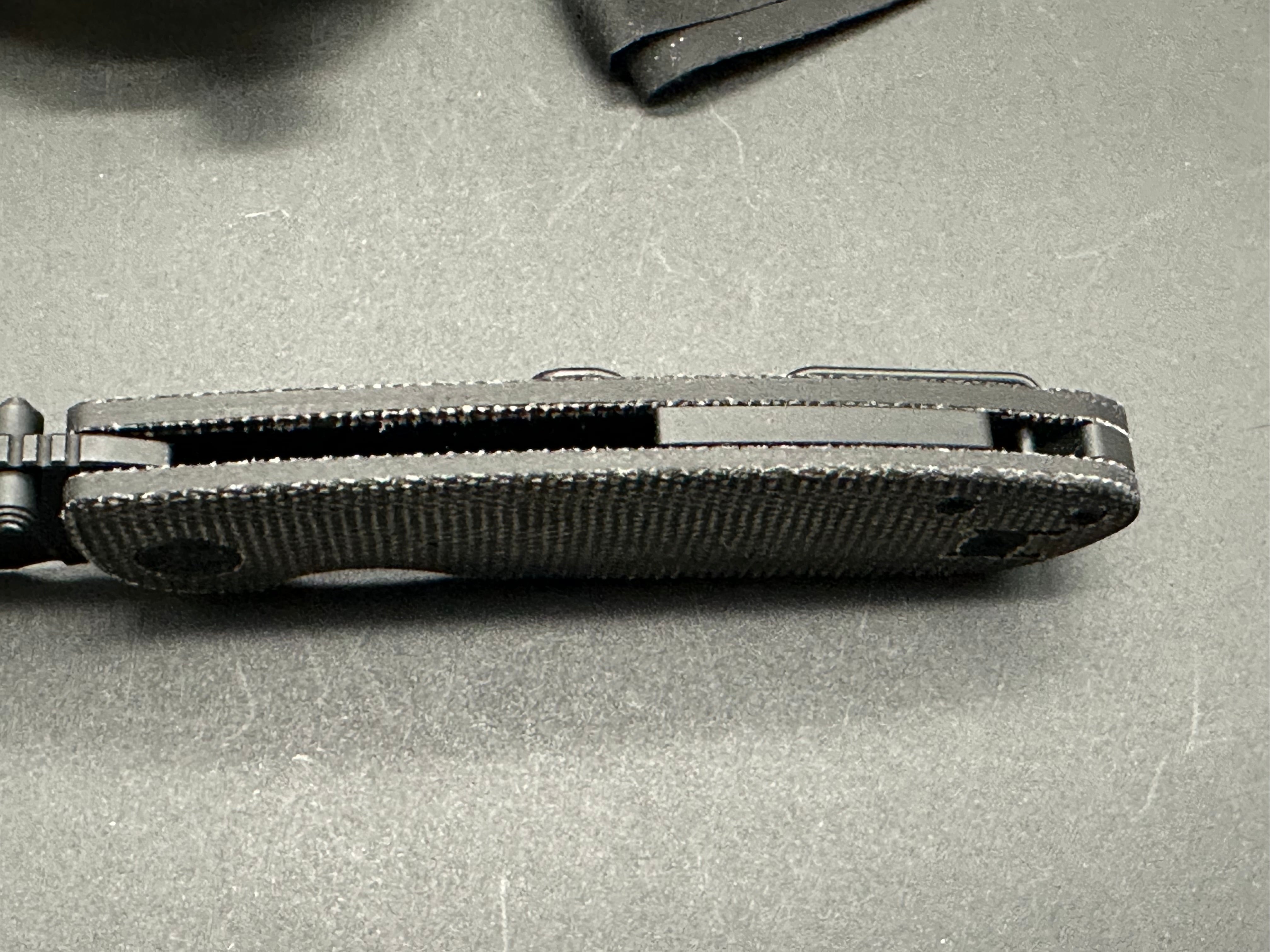 TEMPEST KNIVES MICROBURST BLACK MICARTA