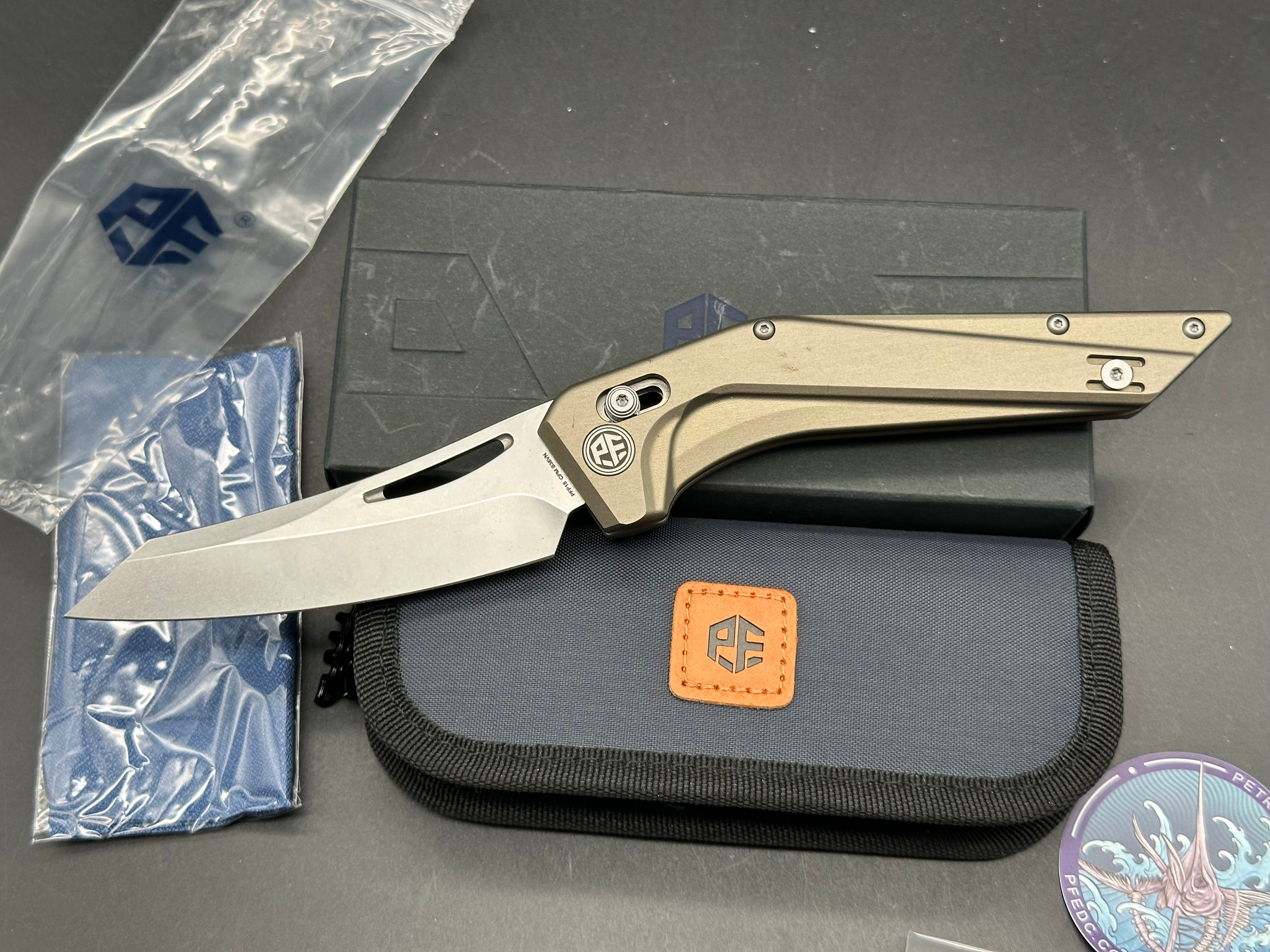Petrified Fish Frigate-PFP15 aluminum handle S35VN blade