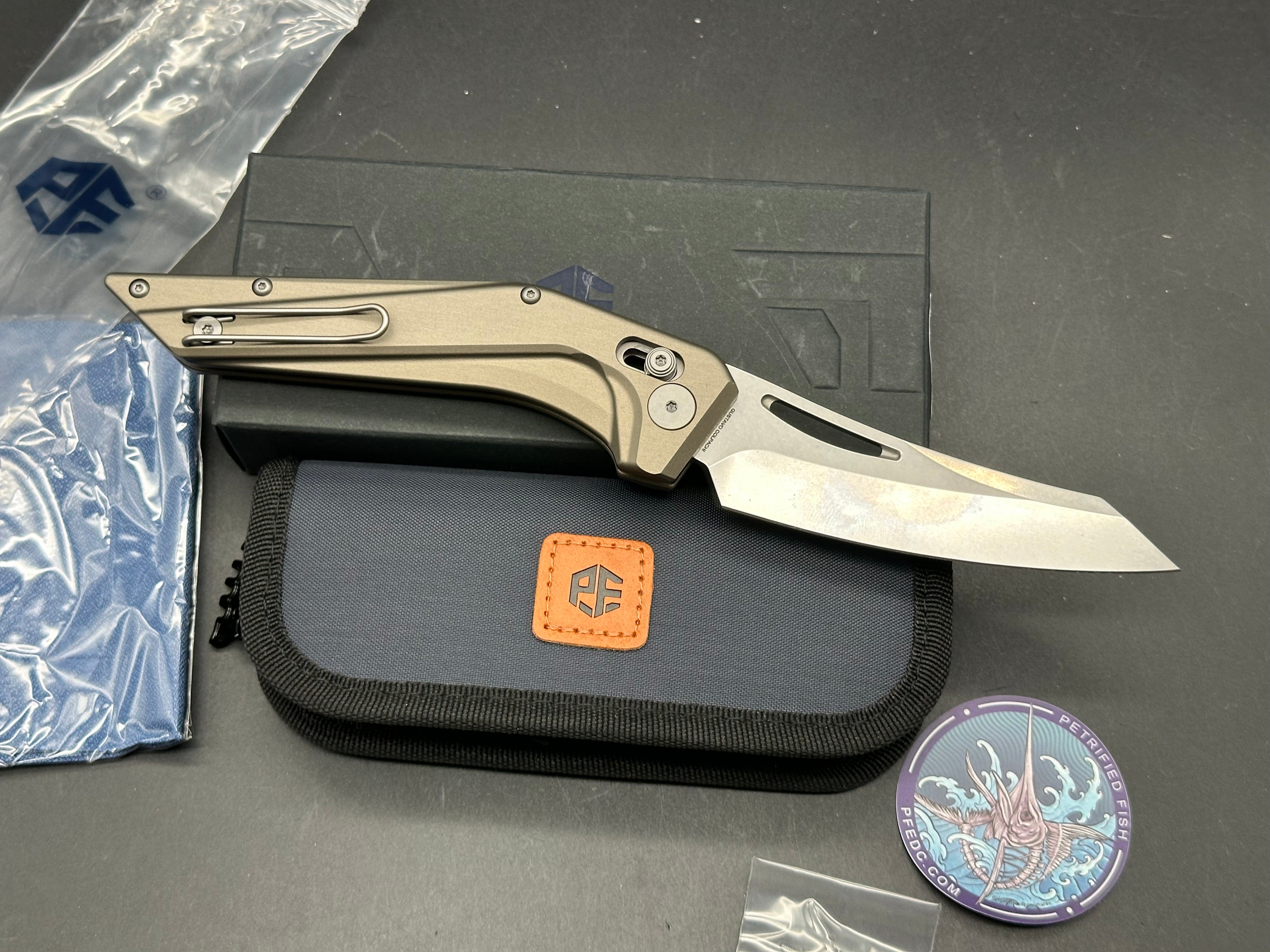 Petrified Fish Frigate-PFP15 aluminum handle S35VN blade