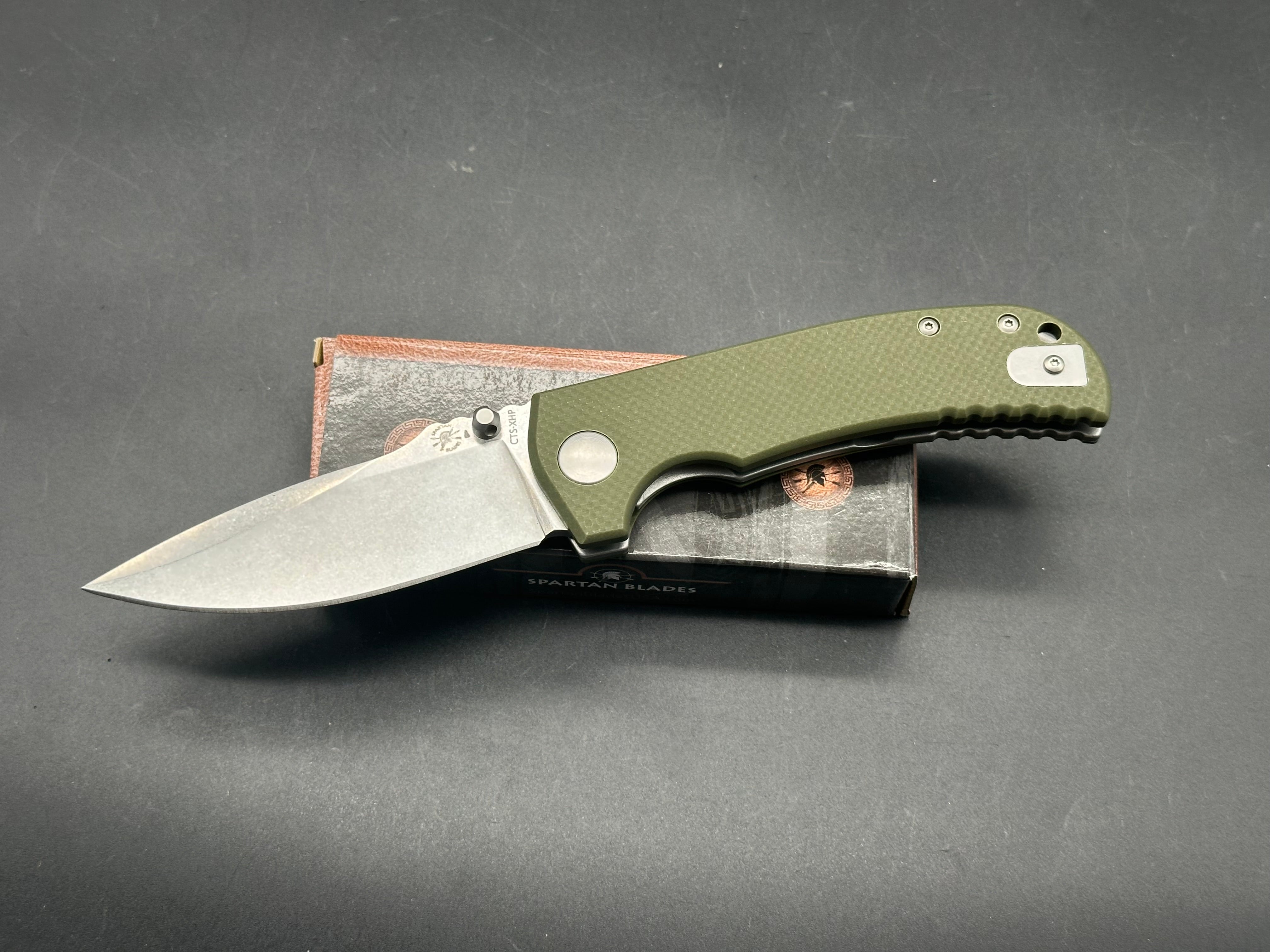 Spartan Blades Astor Linerlock Green G10 (3.75")