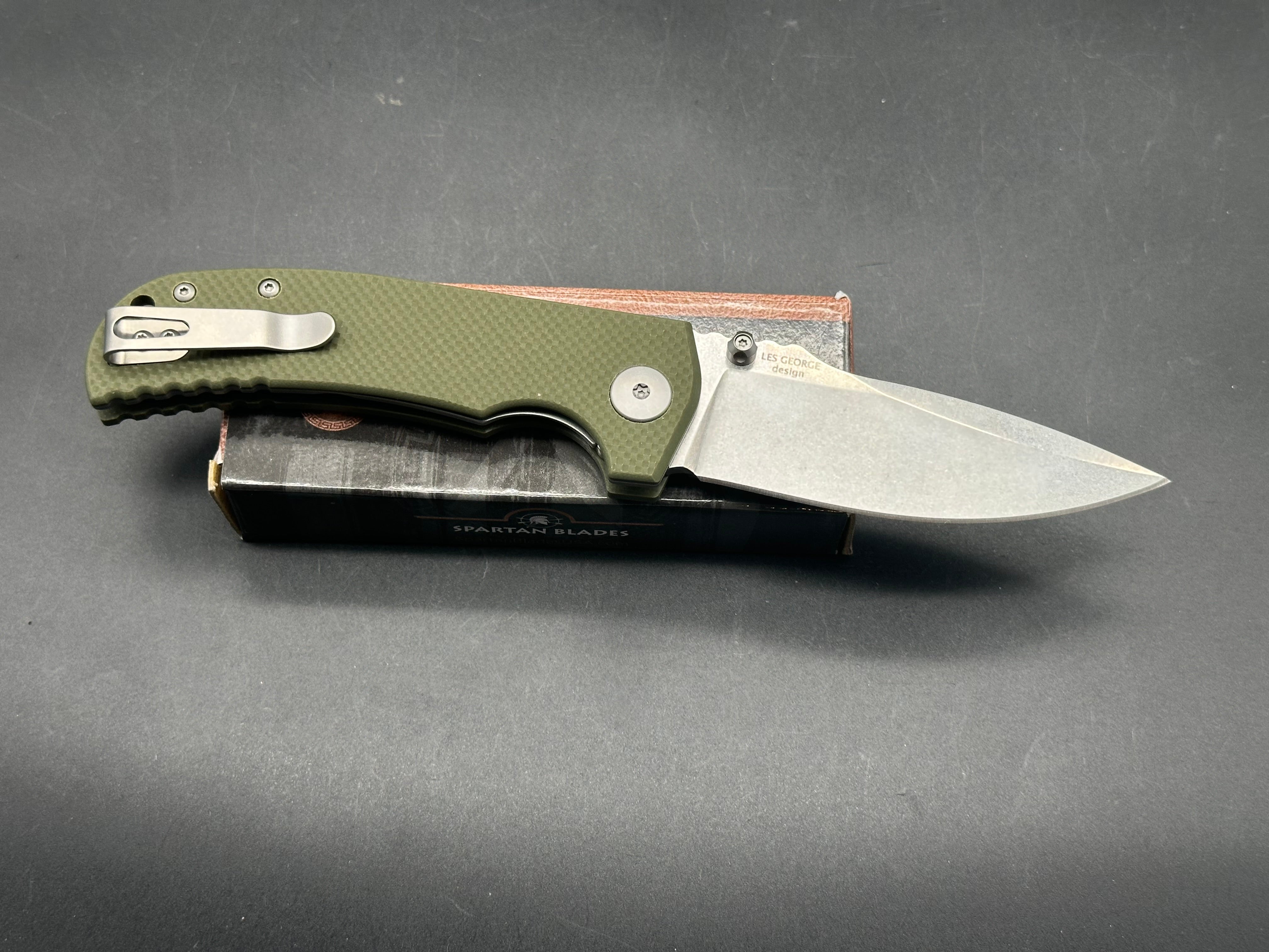Spartan Blades Astor Linerlock Green G10 (3.75")