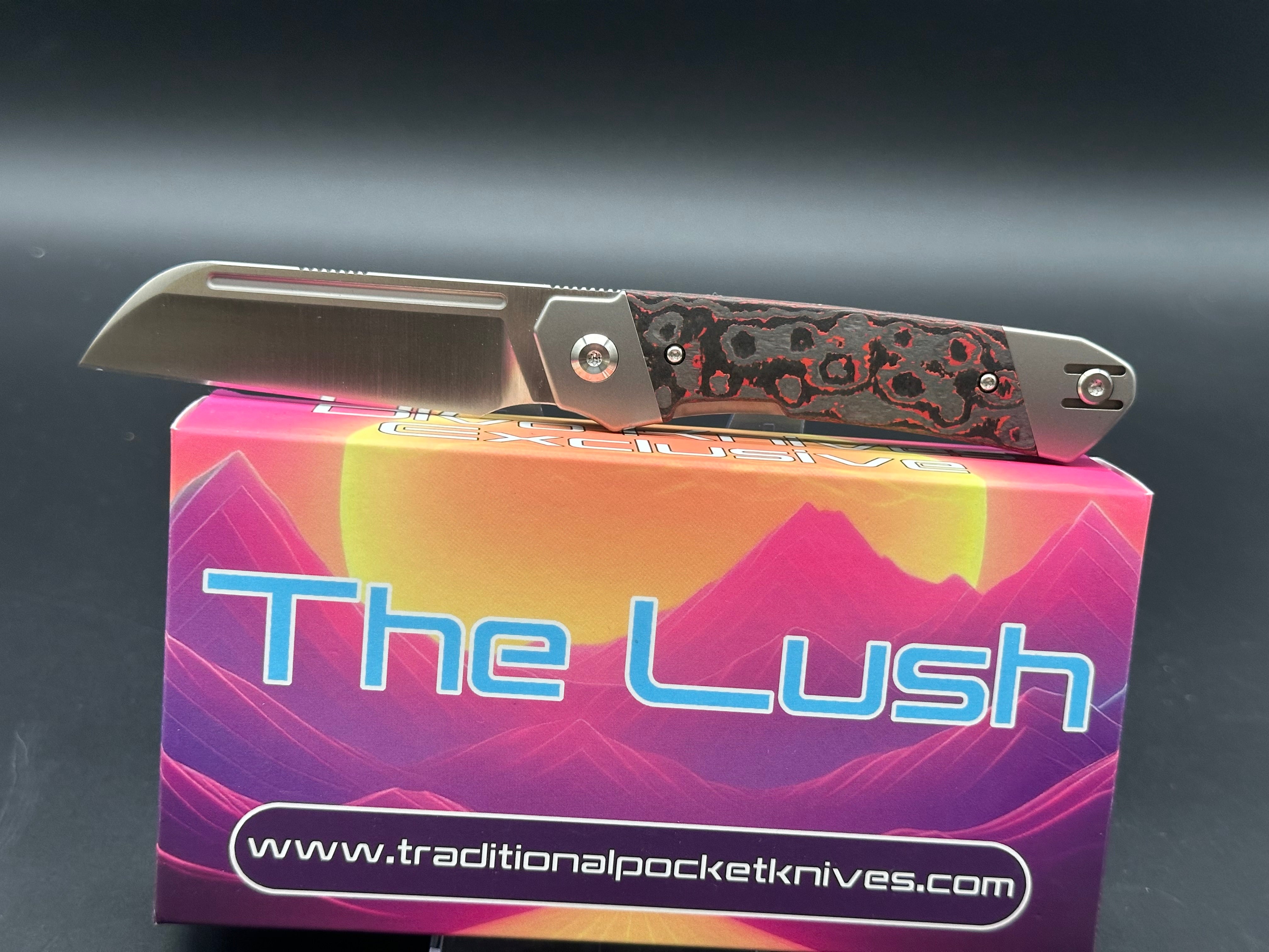 DIVO KNIVES EXCLUSIVE THE LUSH FAT CARBON LAVA FLOW LuvThemKnives