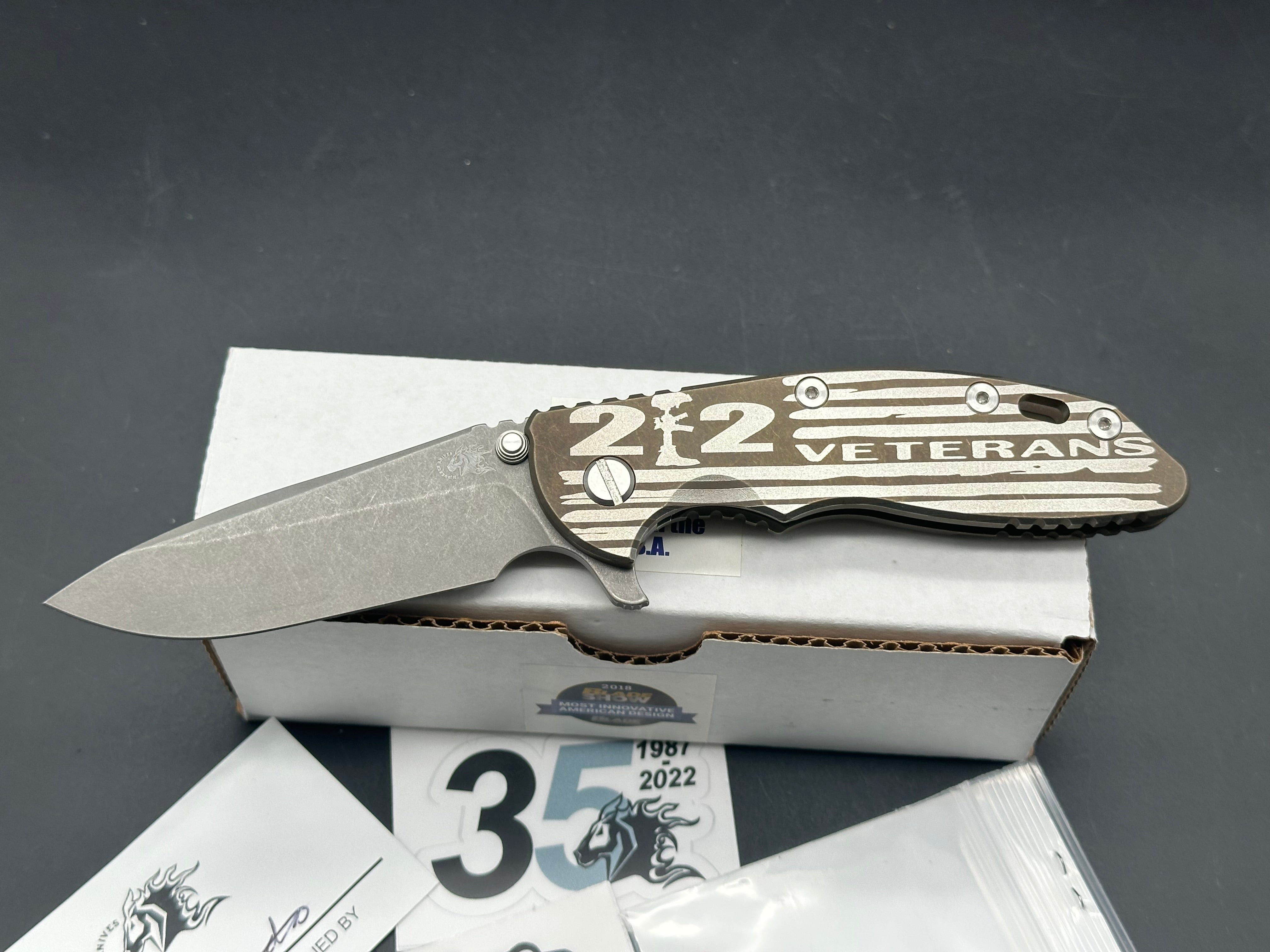 Hinderer XM-18 3.5” Veteran’s Day 2022