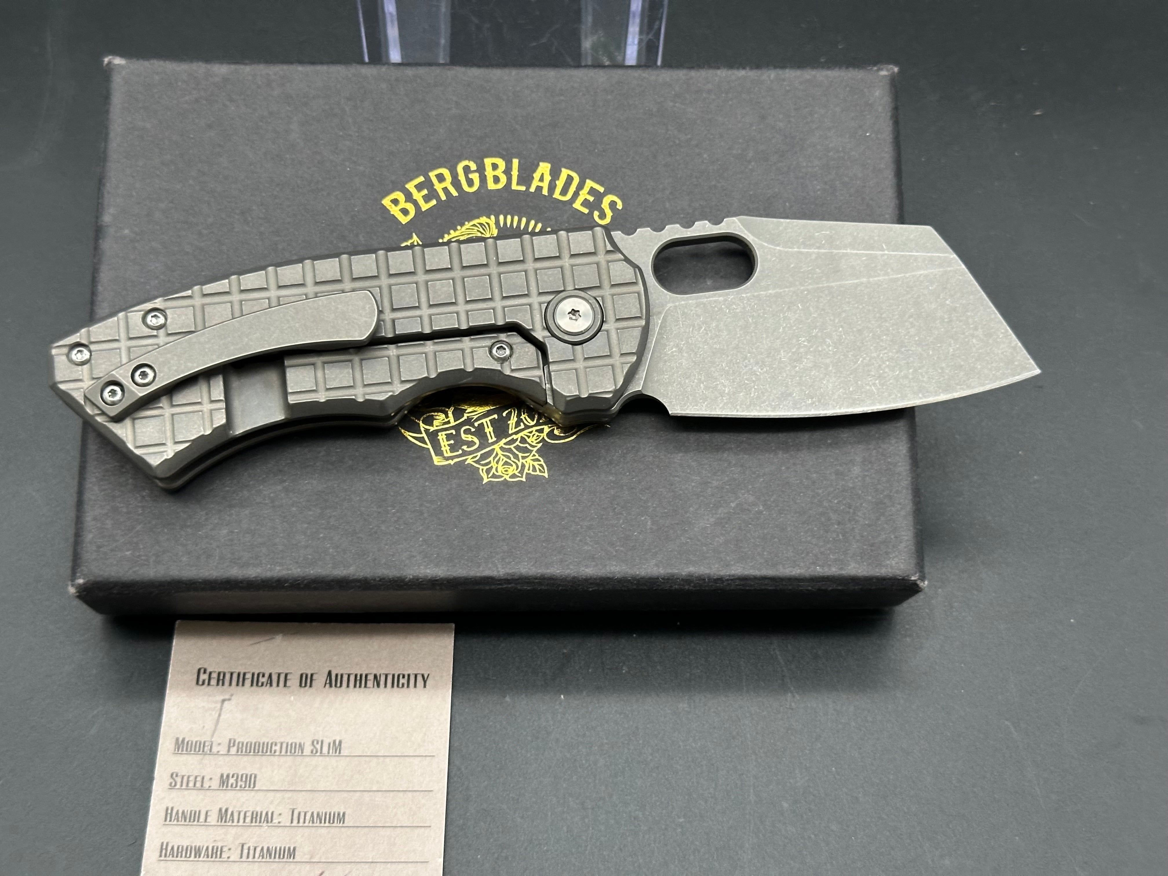 Berg Slim fanatic edge frag m390 blade
