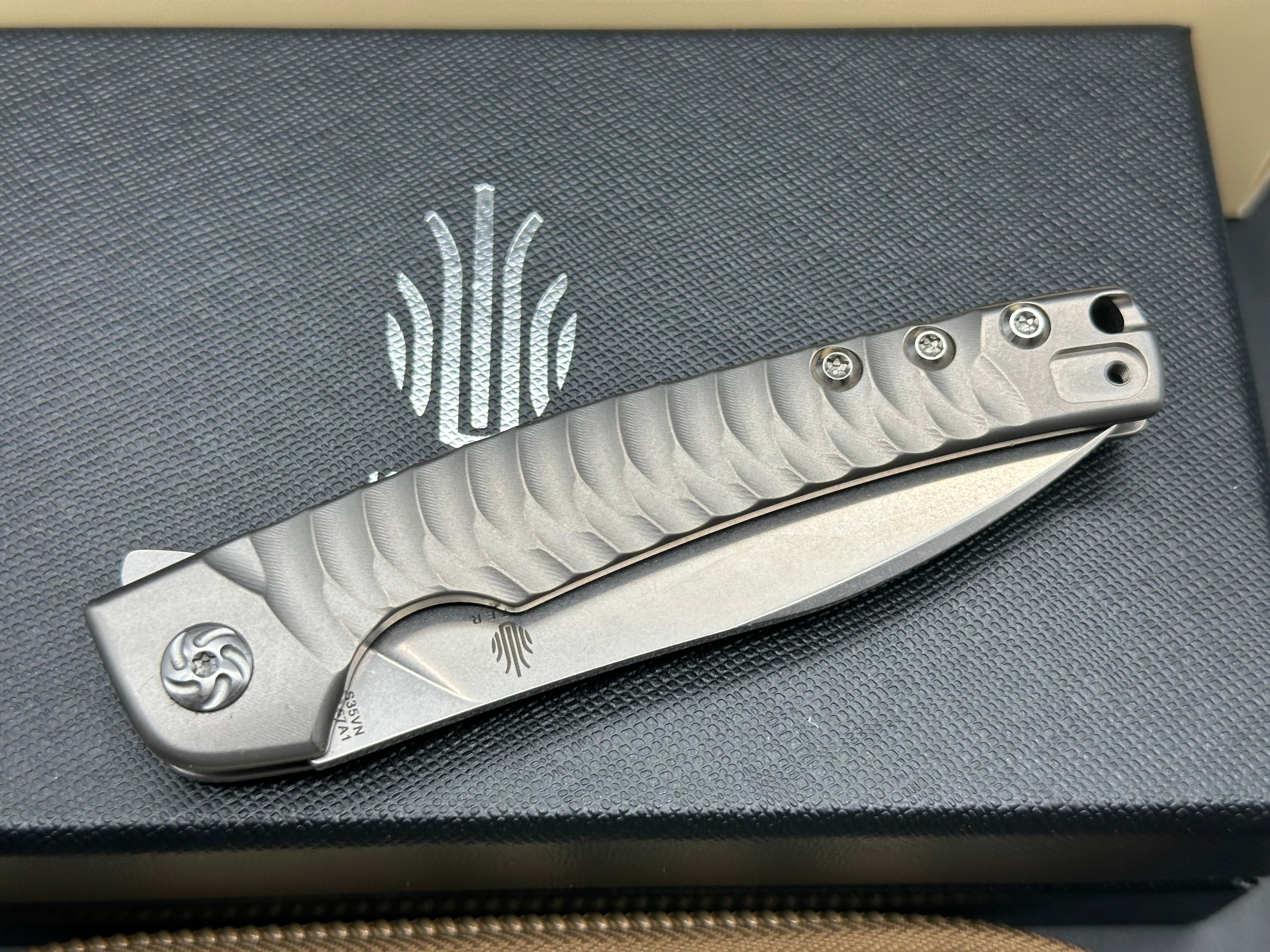 KIZER CUTLERY SPLINTER FRAMELOCK FOLDING KNIFE