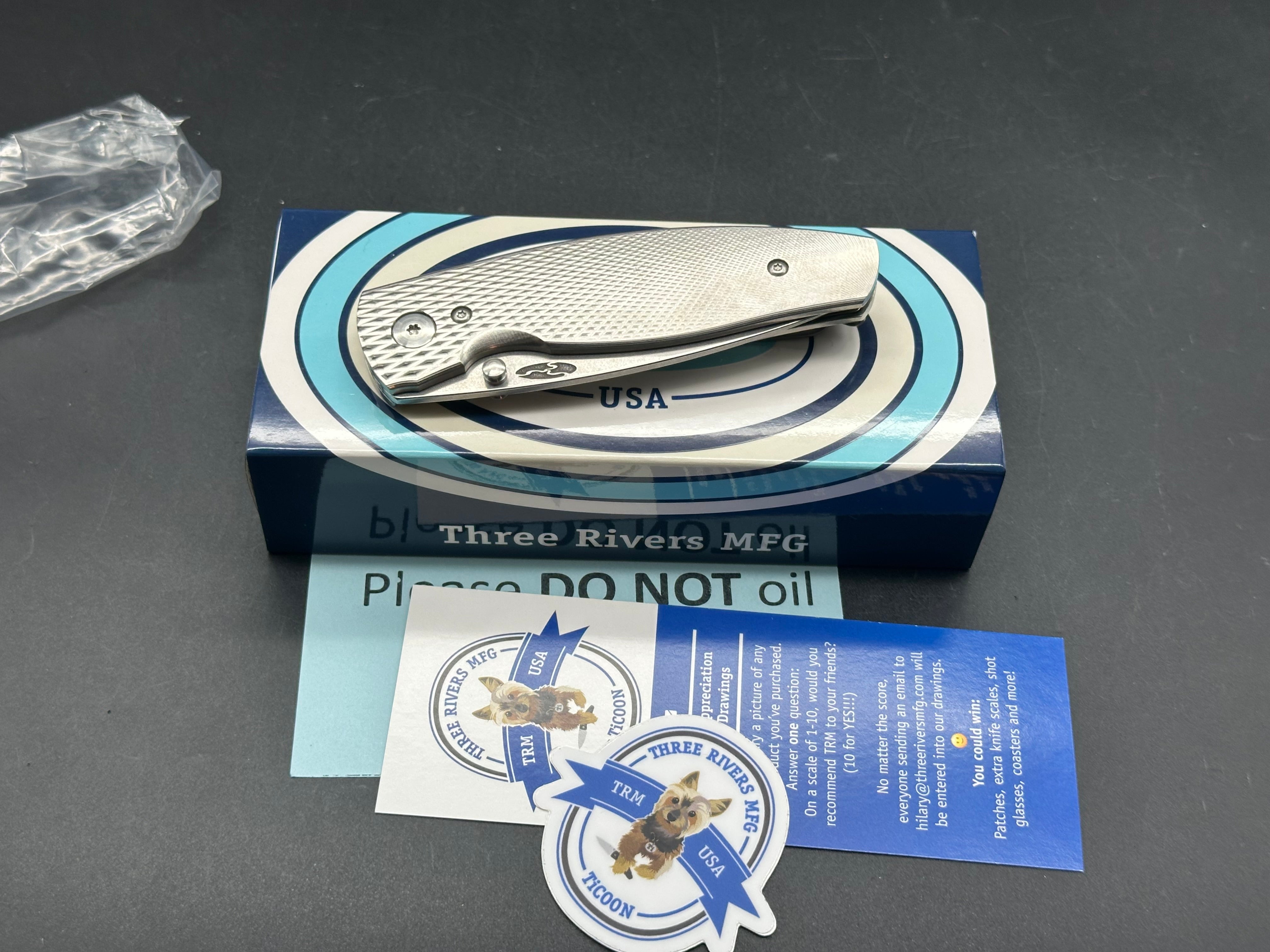 TRM Neutron 2 Magnacut 3D Contoured Ti Lizard Skin Scales+CARBON FIBER Scale set
