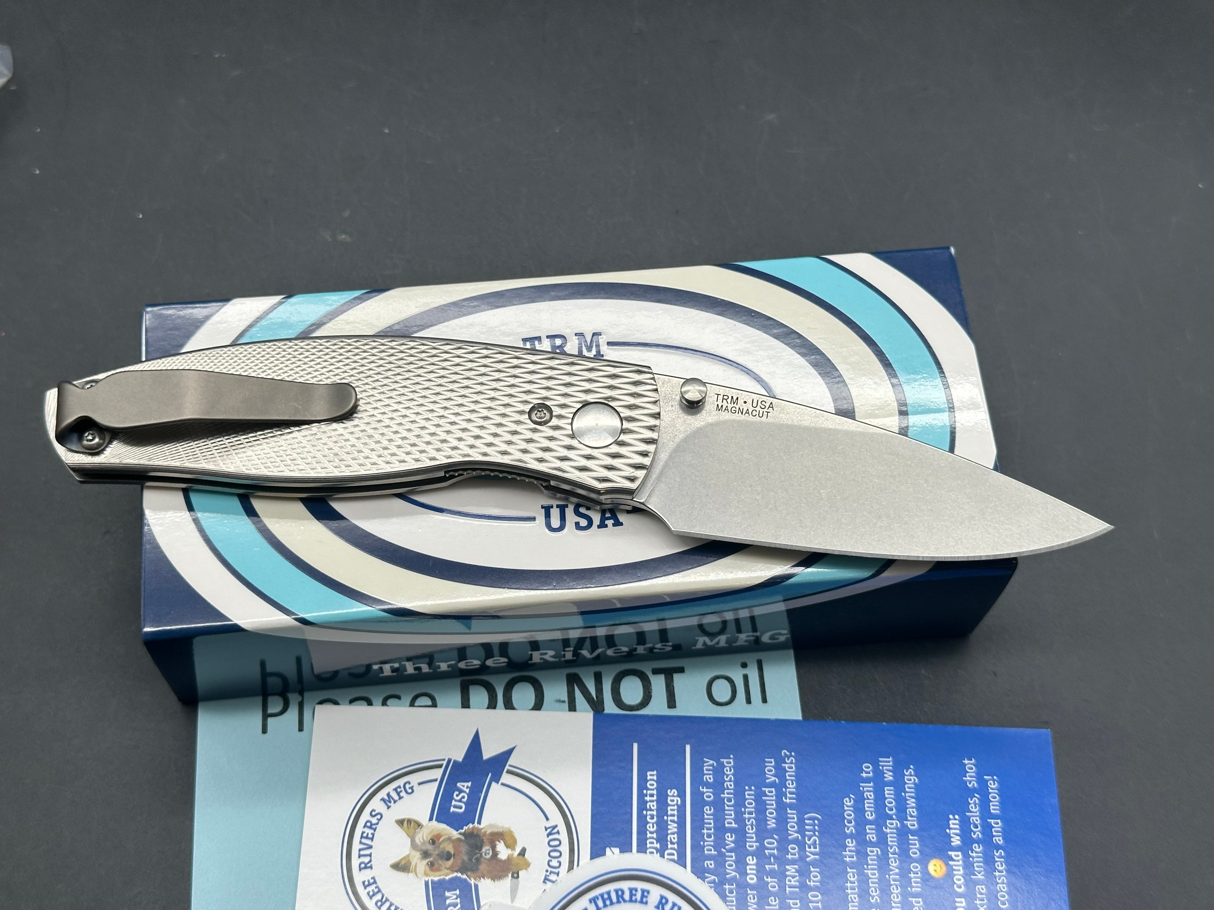 TRM Neutron 2 Magnacut 3D Contoured Ti Lizard Skin Scales+CARBON FIBER Scale set