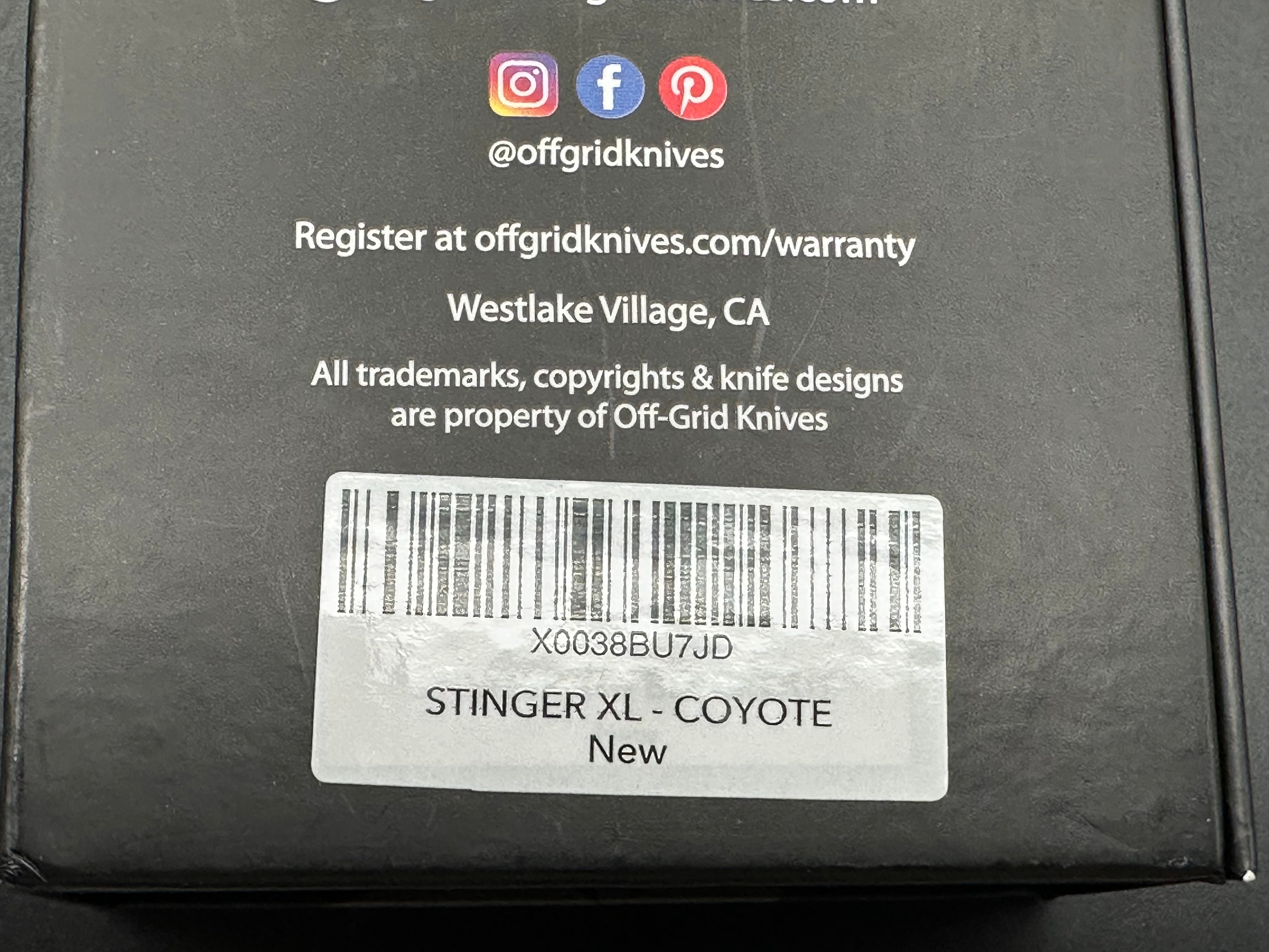 Off-Grid Stinger XL, 154CM, Tan
