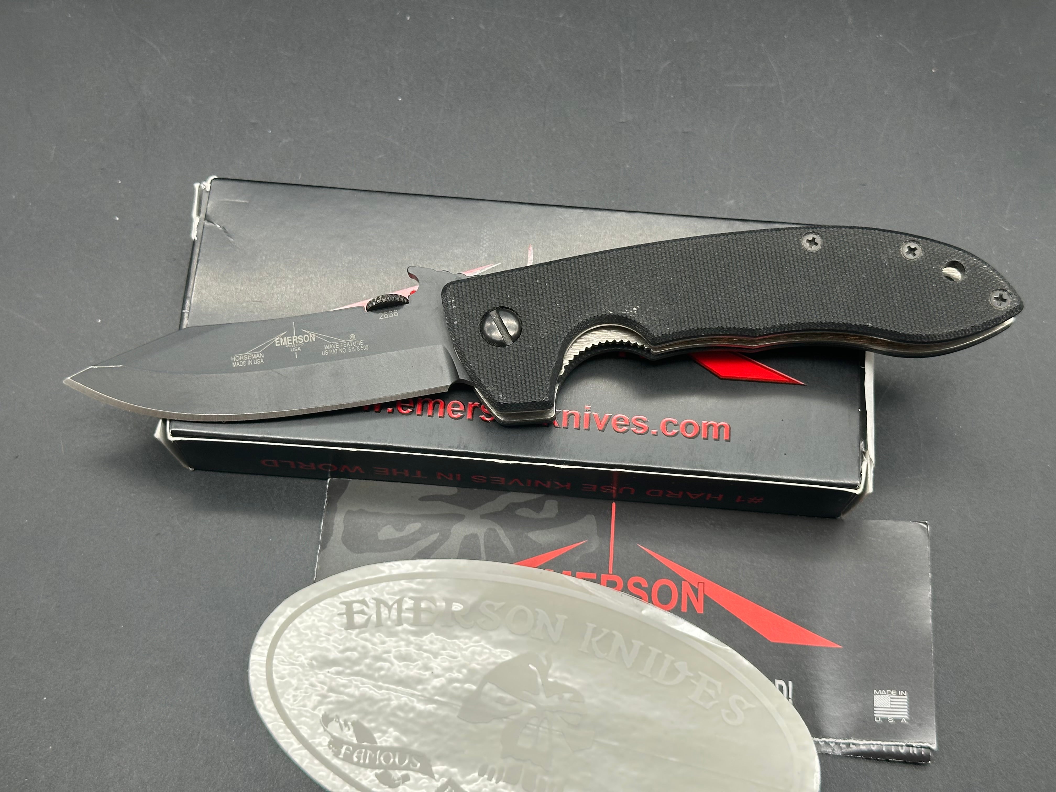 Emerson Knives Inc.  Mini CQC-8 | Horseman