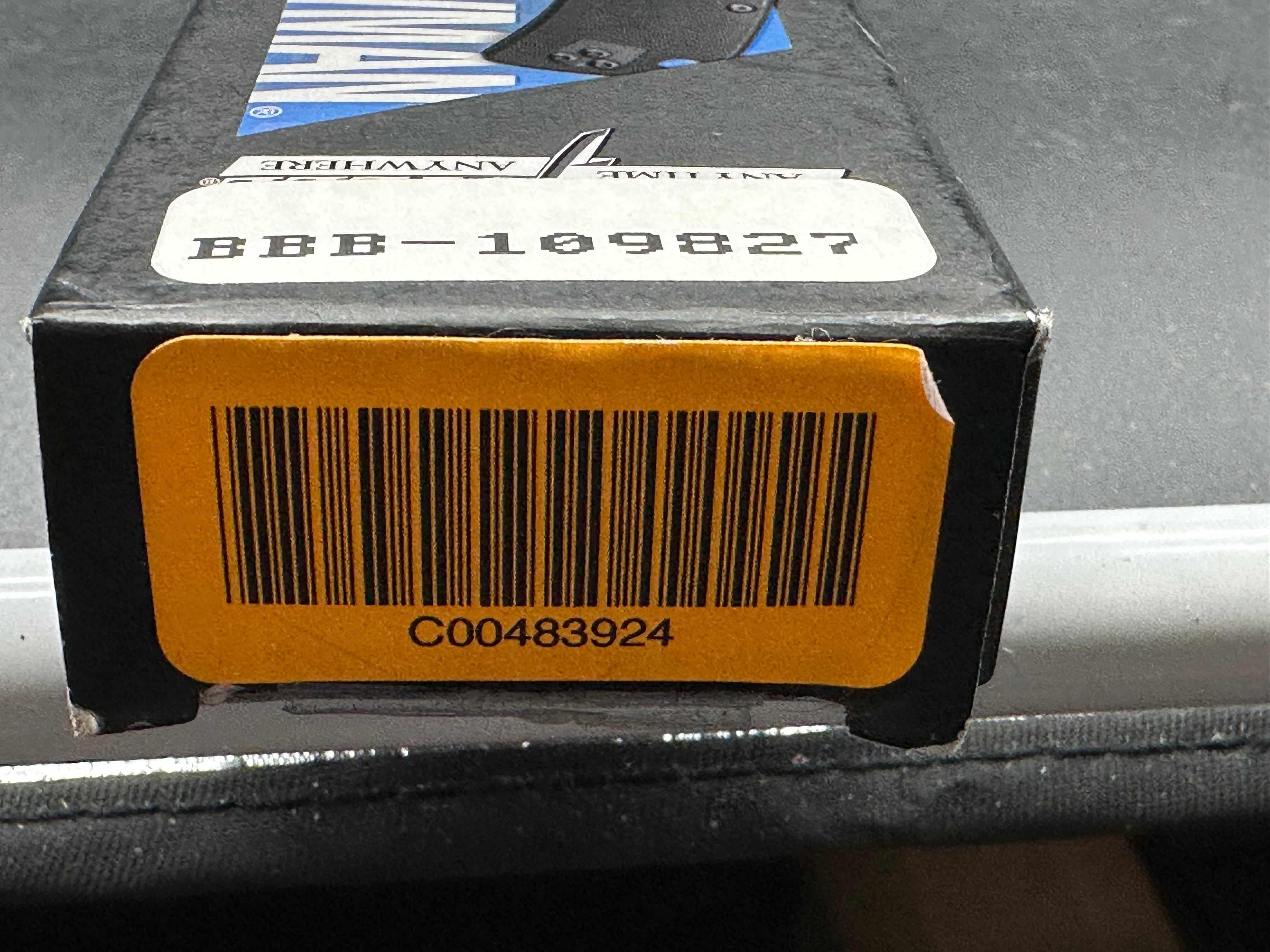 Cold Steel American Lawman Folding Knife 3.5" Straight Edge Black