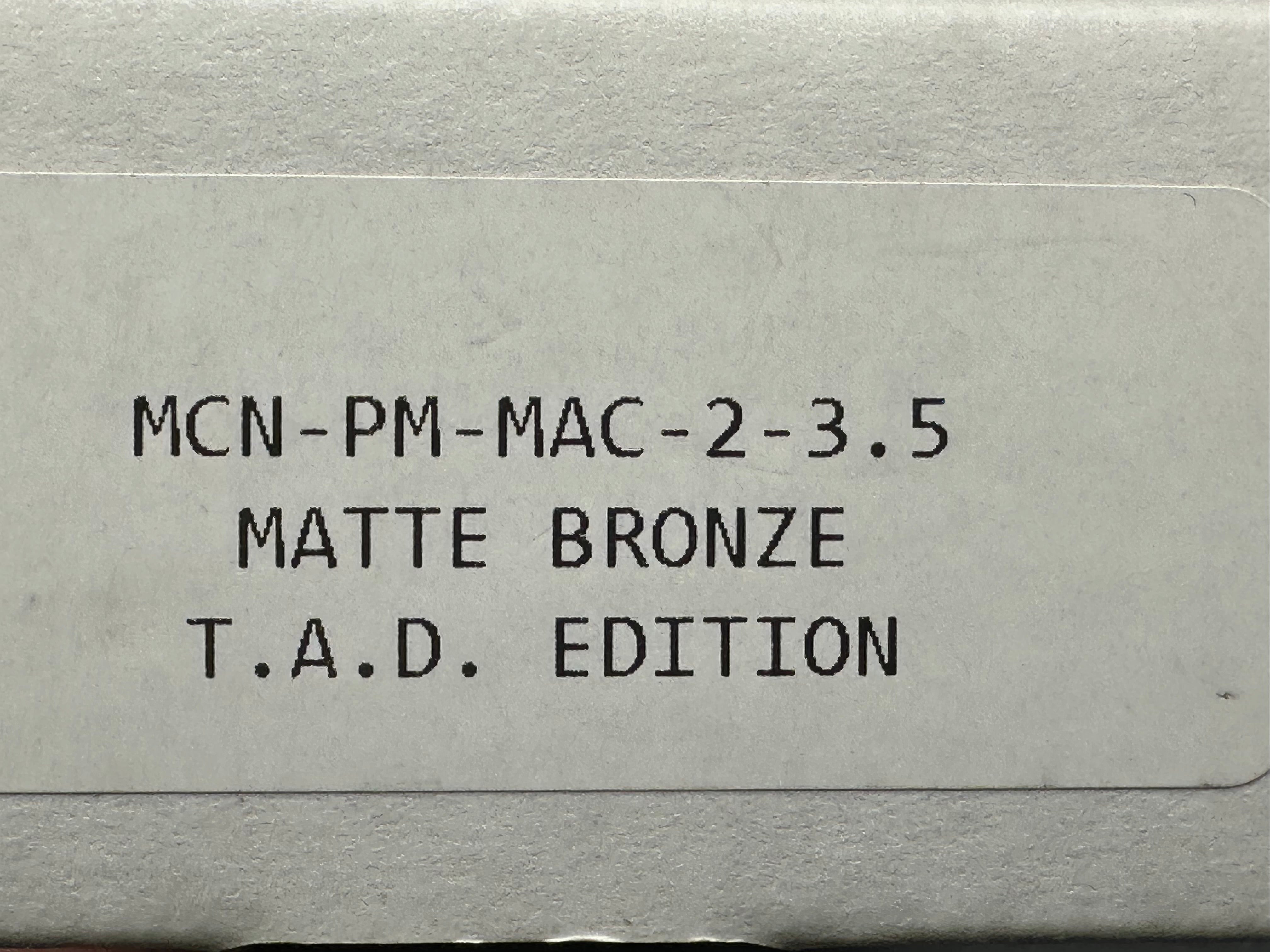 McNees PM 3.5 Elite TAD Edition Titanium Bronzed Topo