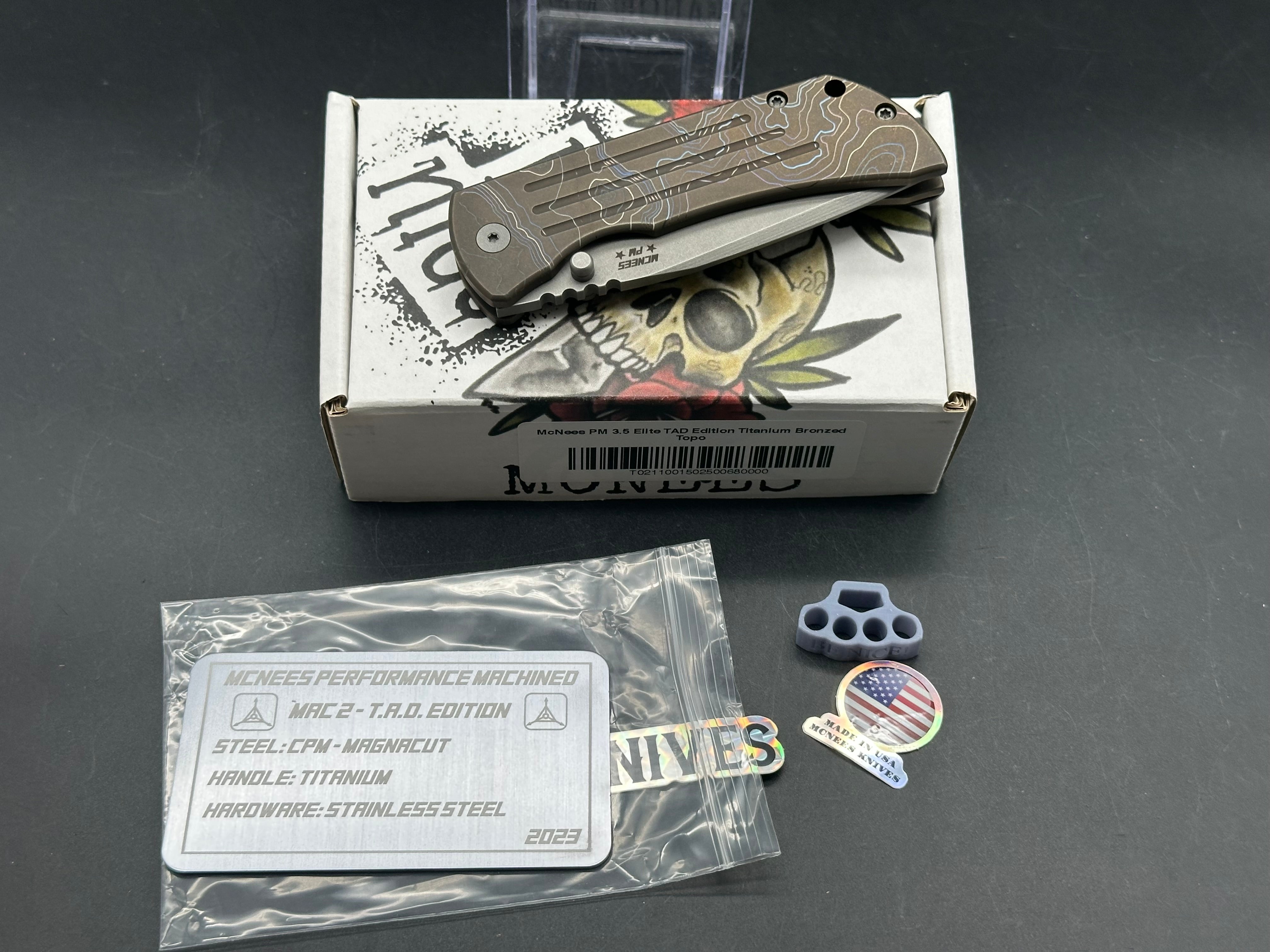 McNees PM 3.5 Elite TAD Edition Titanium Bronzed Topo