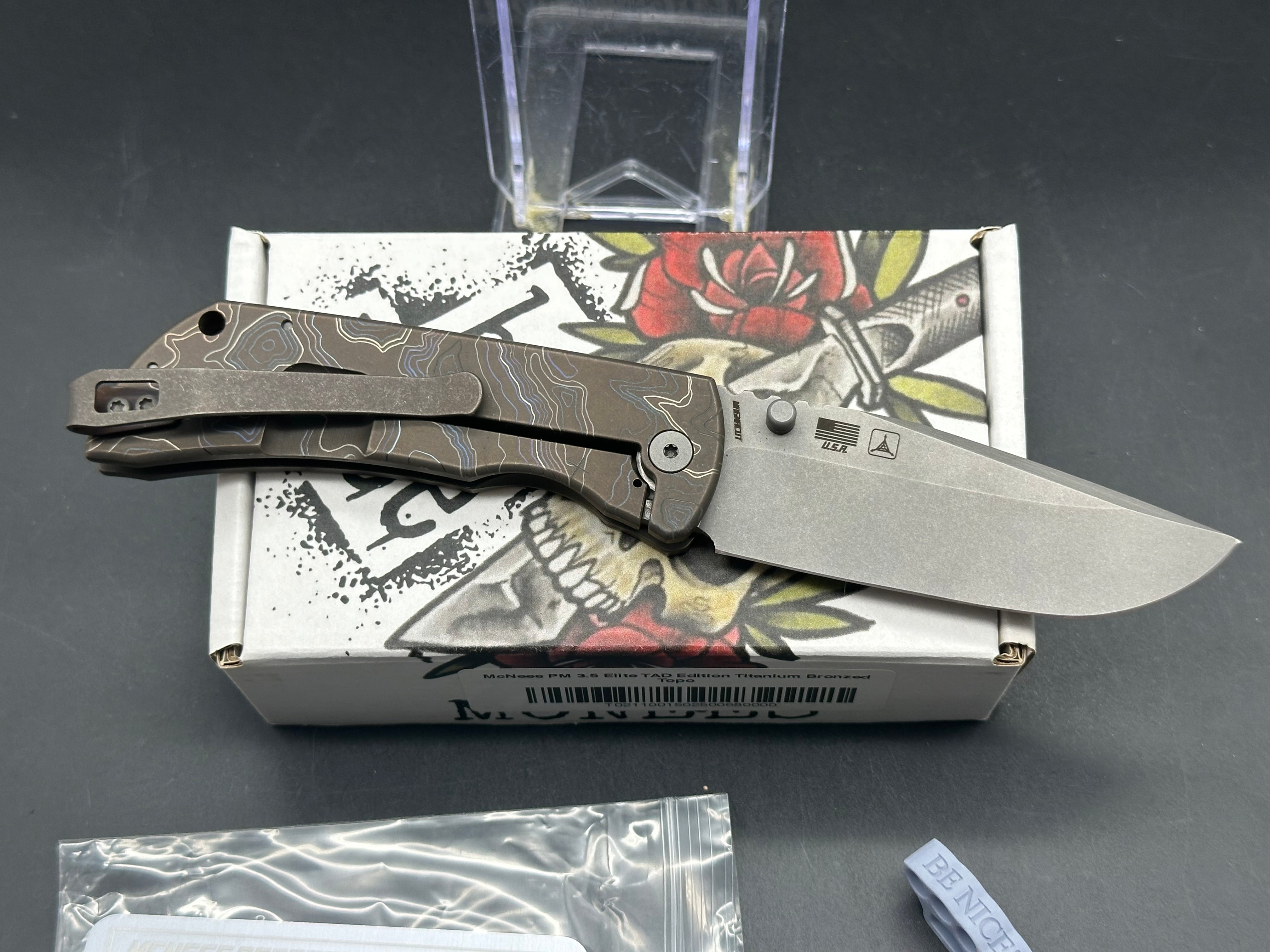 McNees PM 3.5 Elite TAD Edition Titanium Bronzed Topo
