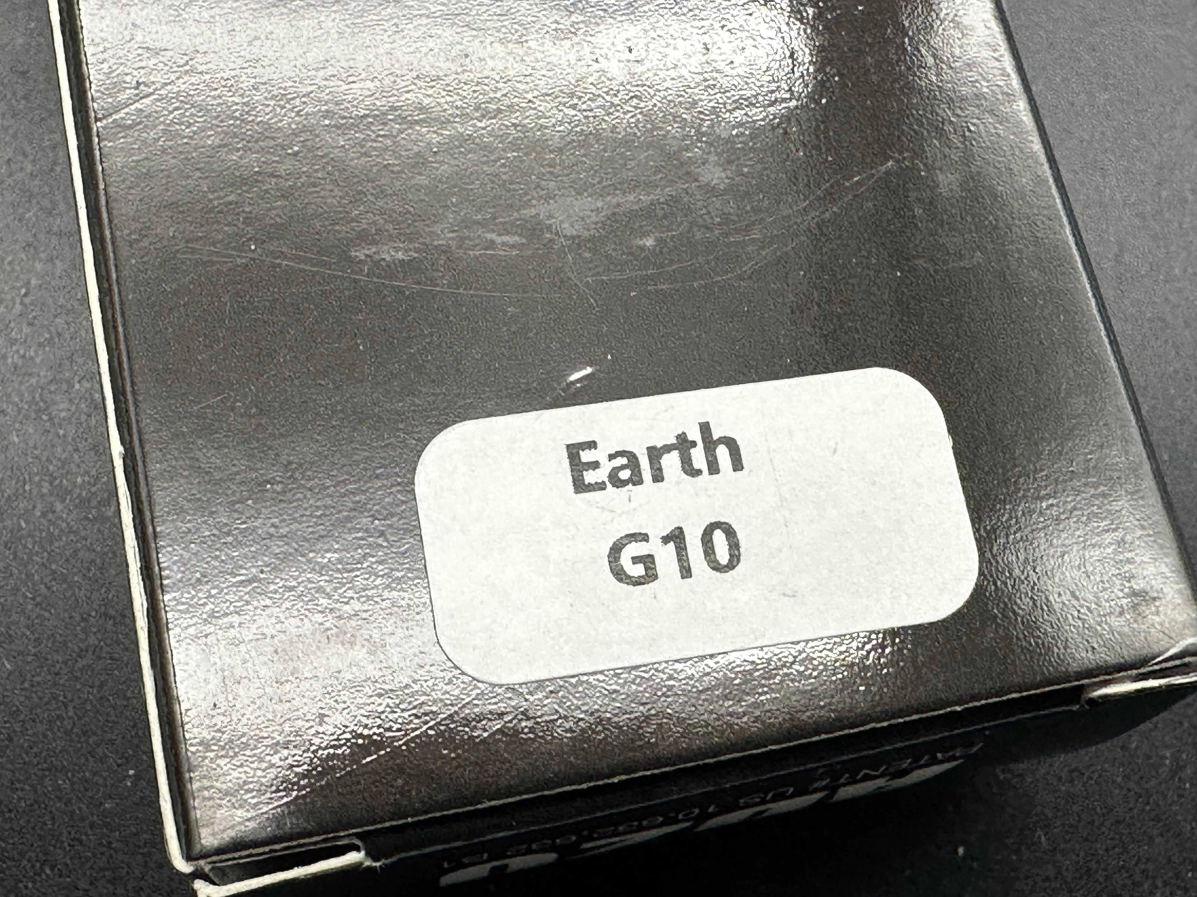 Demko MG AD20S Harpoon Drop Point Shark Lock Earth G10 Handle Stonewash CPM-20CV Blade