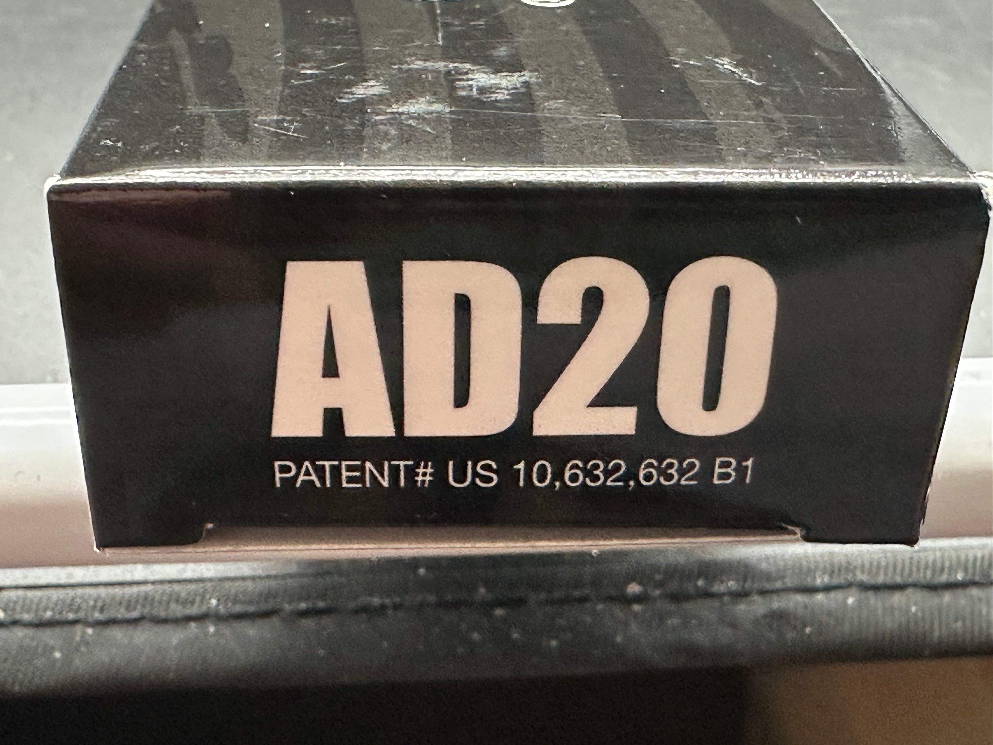 Demko MG AD20S Harpoon Drop Point Shark Lock Earth G10 Handle Stonewash CPM-20CV Blade