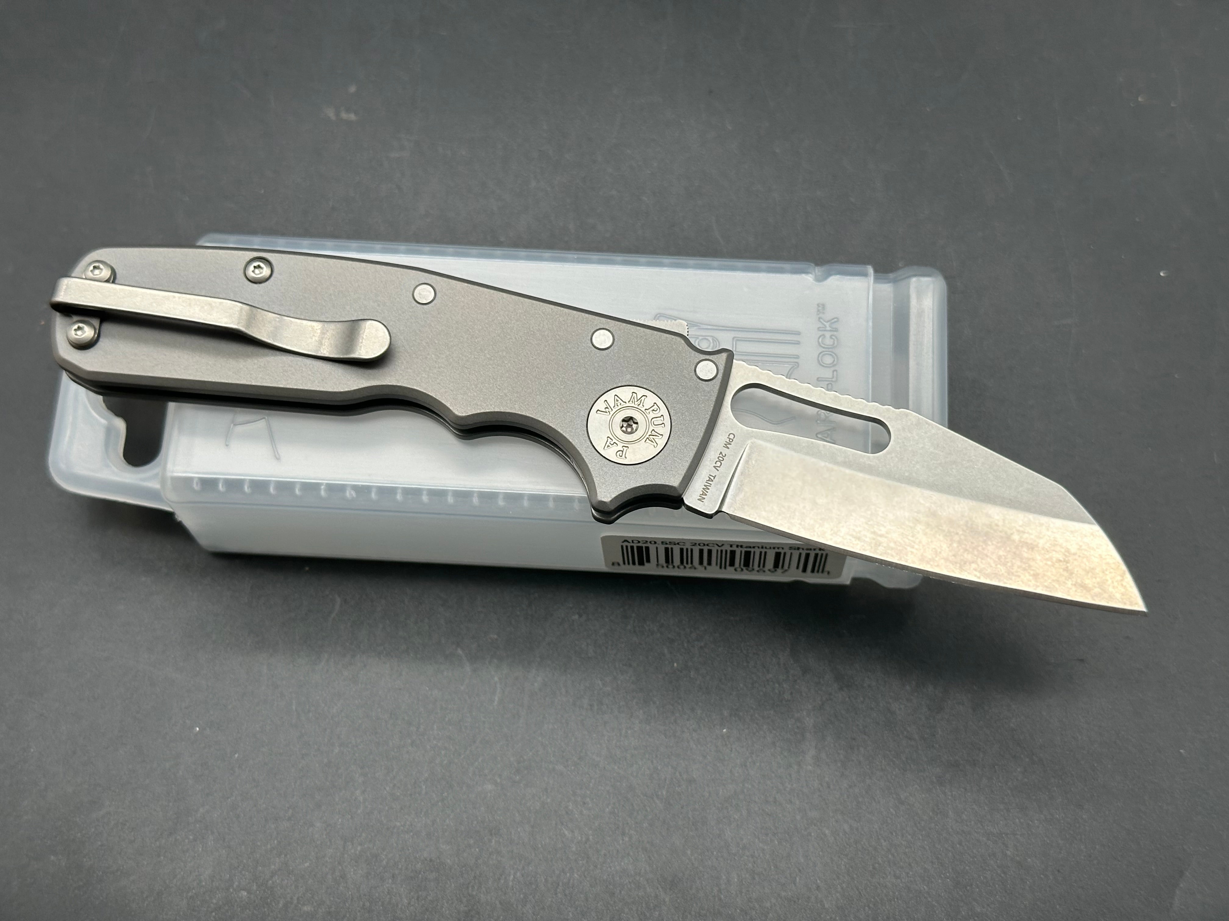 Demko Shark Cub 20CV - Shark Foot - Smooth Titanium
