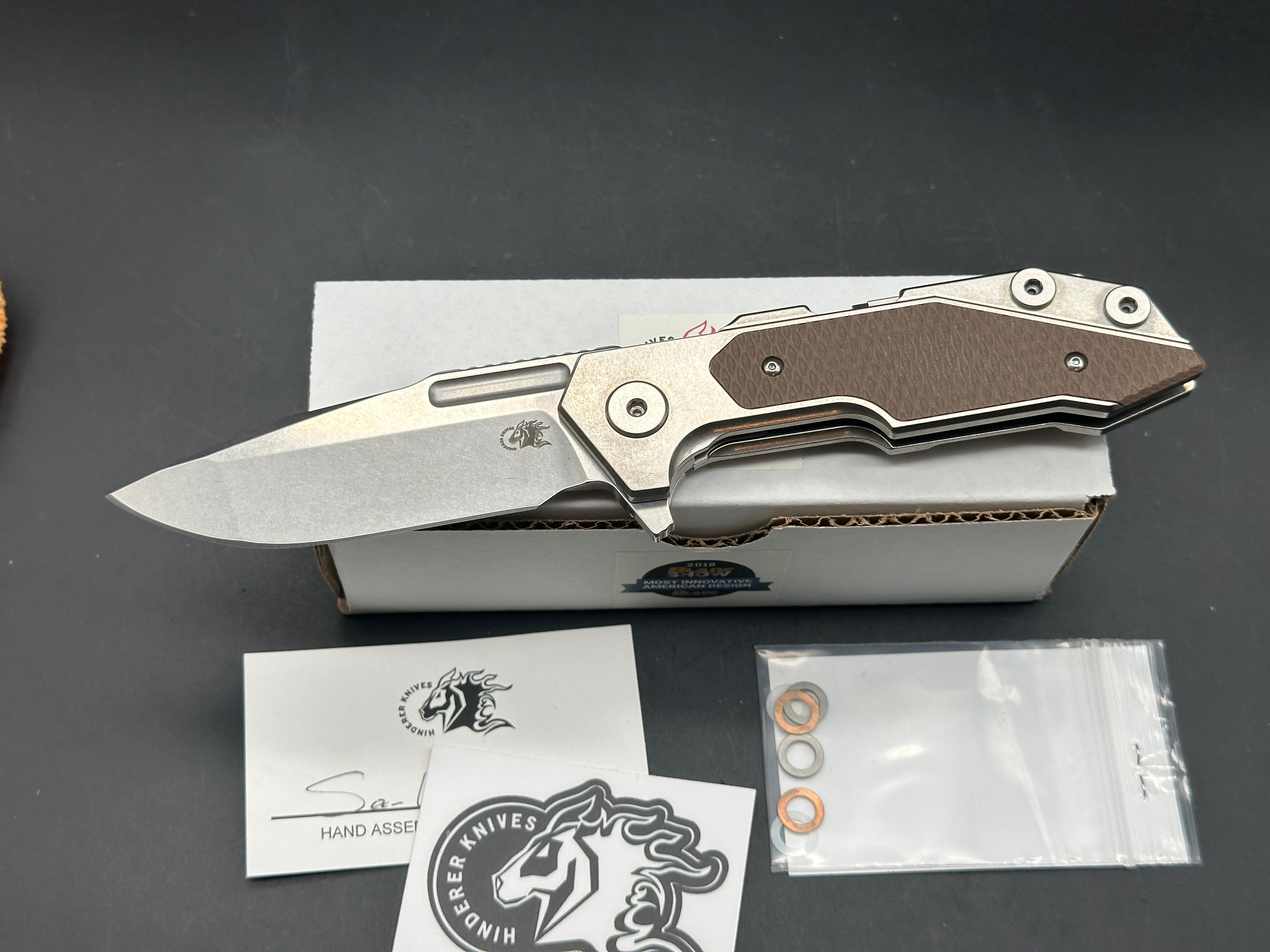 Hinderer Full Track-Spanto-S45VN-Stonewash-G10