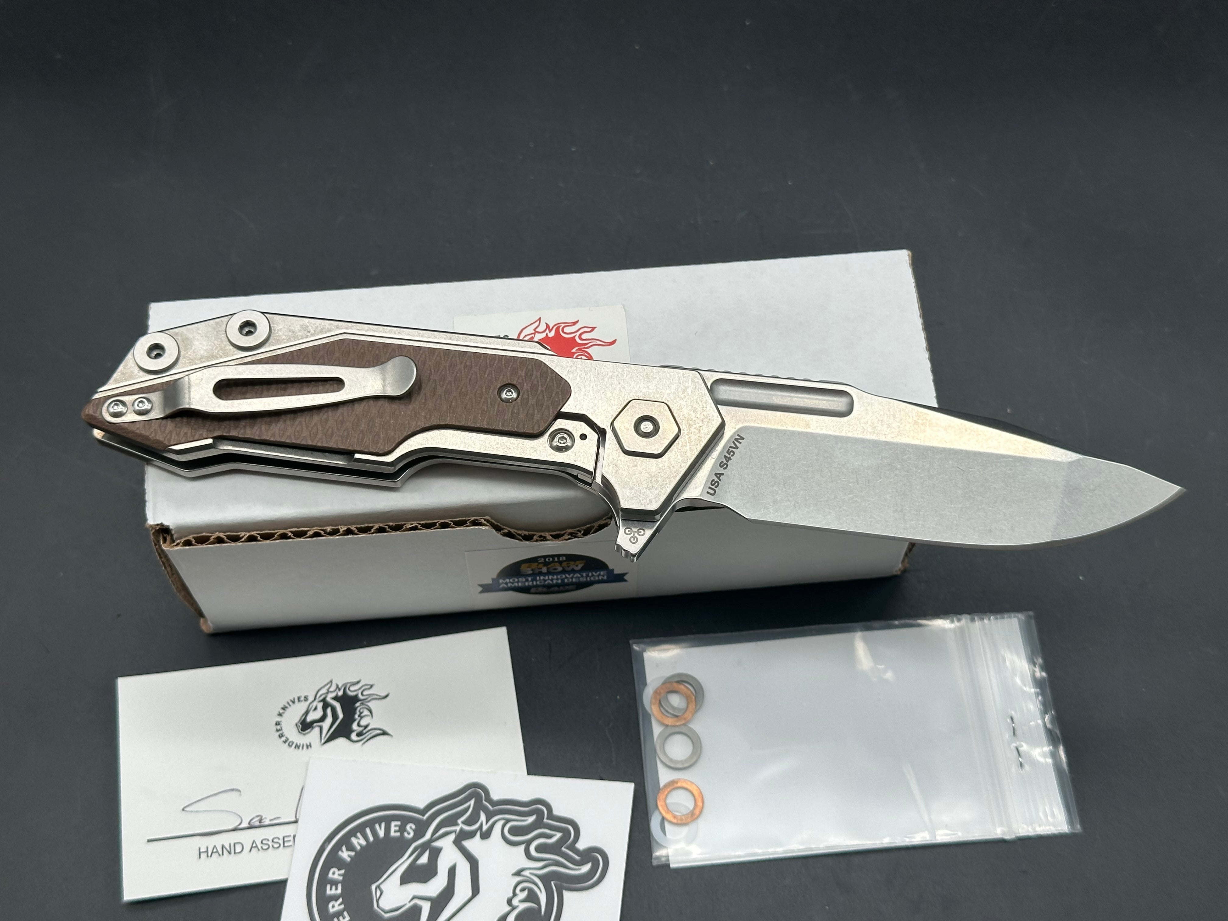 Hinderer Full Track-Spanto-S45VN-Stonewash-G10