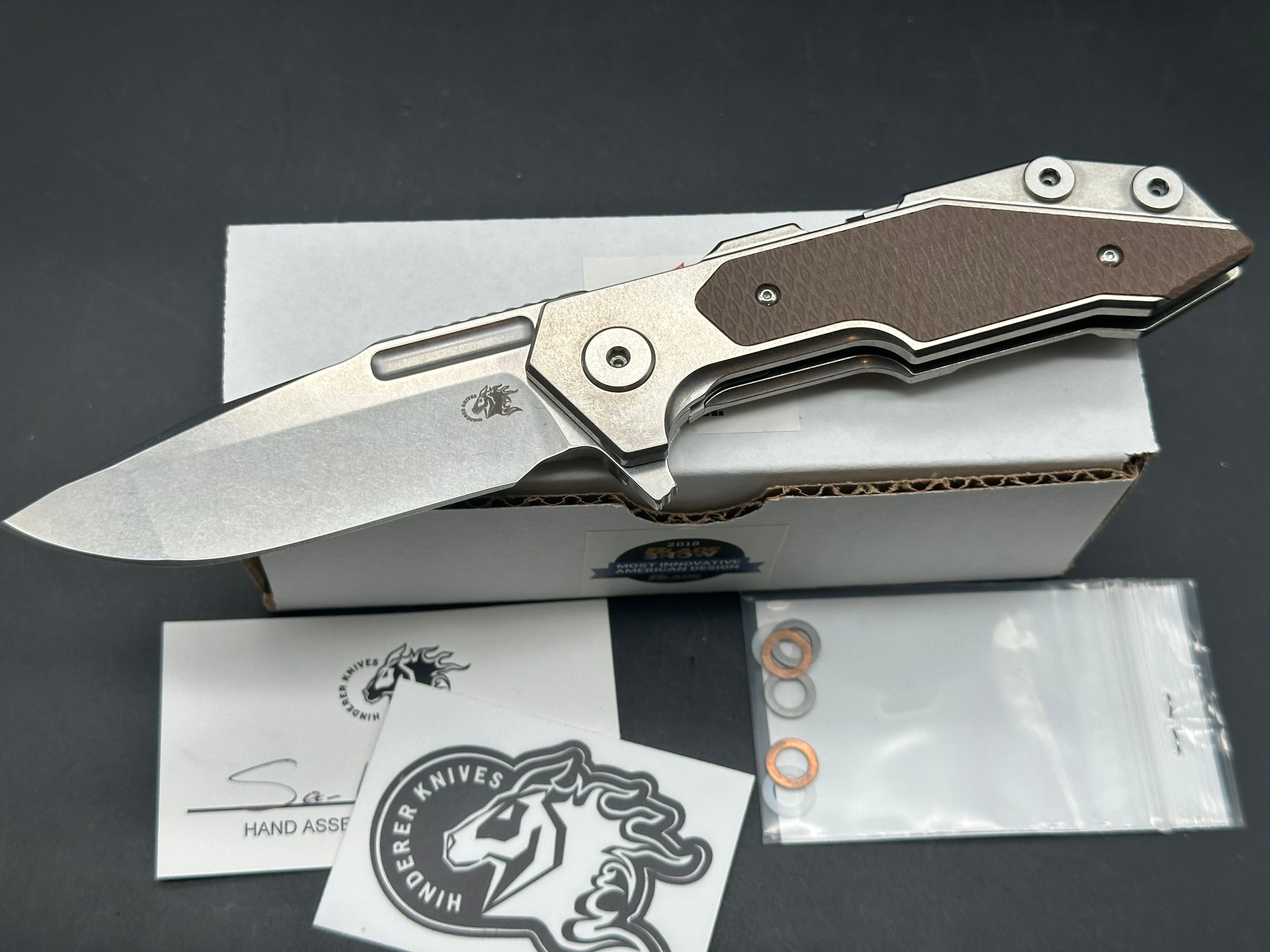 Hinderer Full Track-Spanto-S45VN-Stonewash-G10