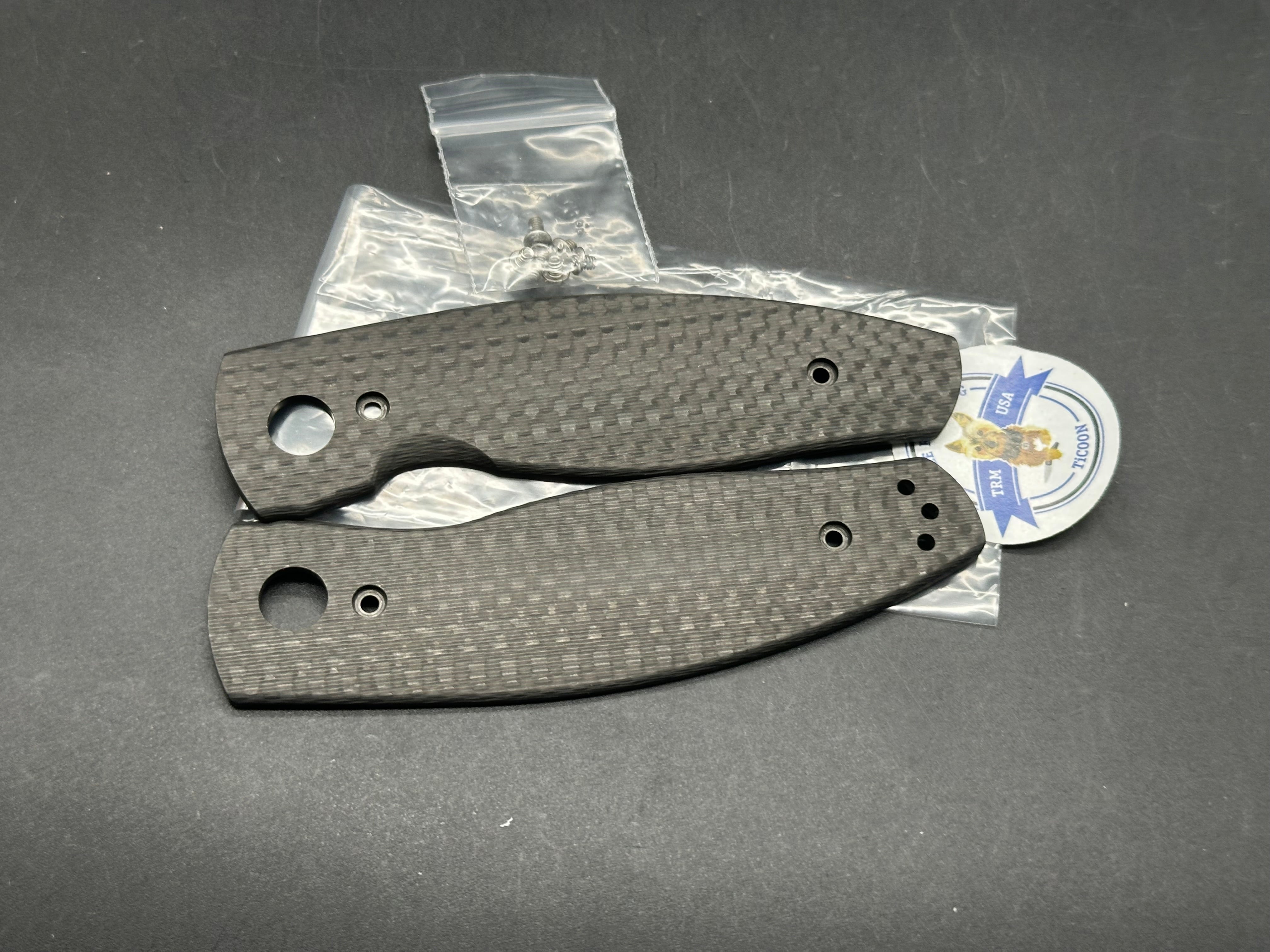 TRM Neutron 2 Magnacut 3D Contoured Ti Lizard Skin Scales+CARBON FIBER Scale set