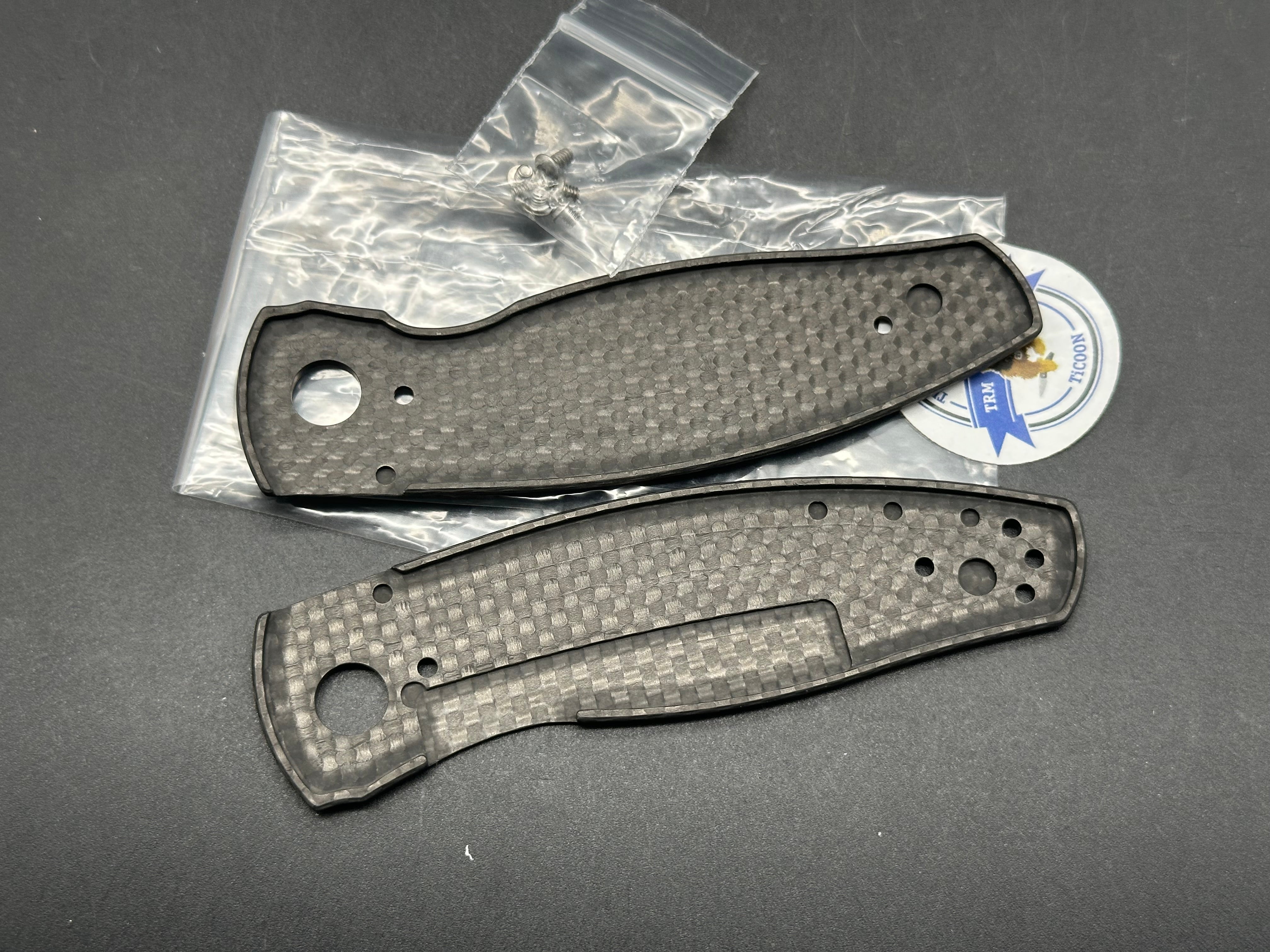 TRM Neutron 2 Magnacut 3D Contoured Ti Lizard Skin Scales+CARBON FIBER Scale set