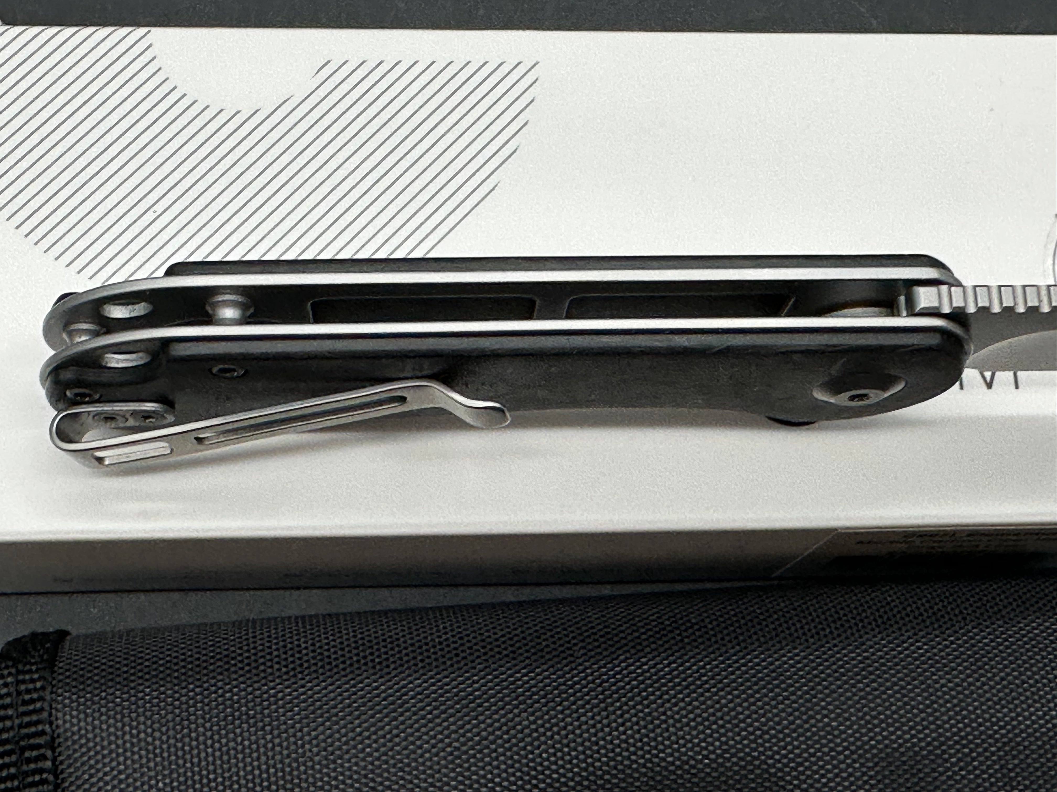 CIVIVI Elementum Liner Lock Knife Marble Carbon Fiber (2.9")