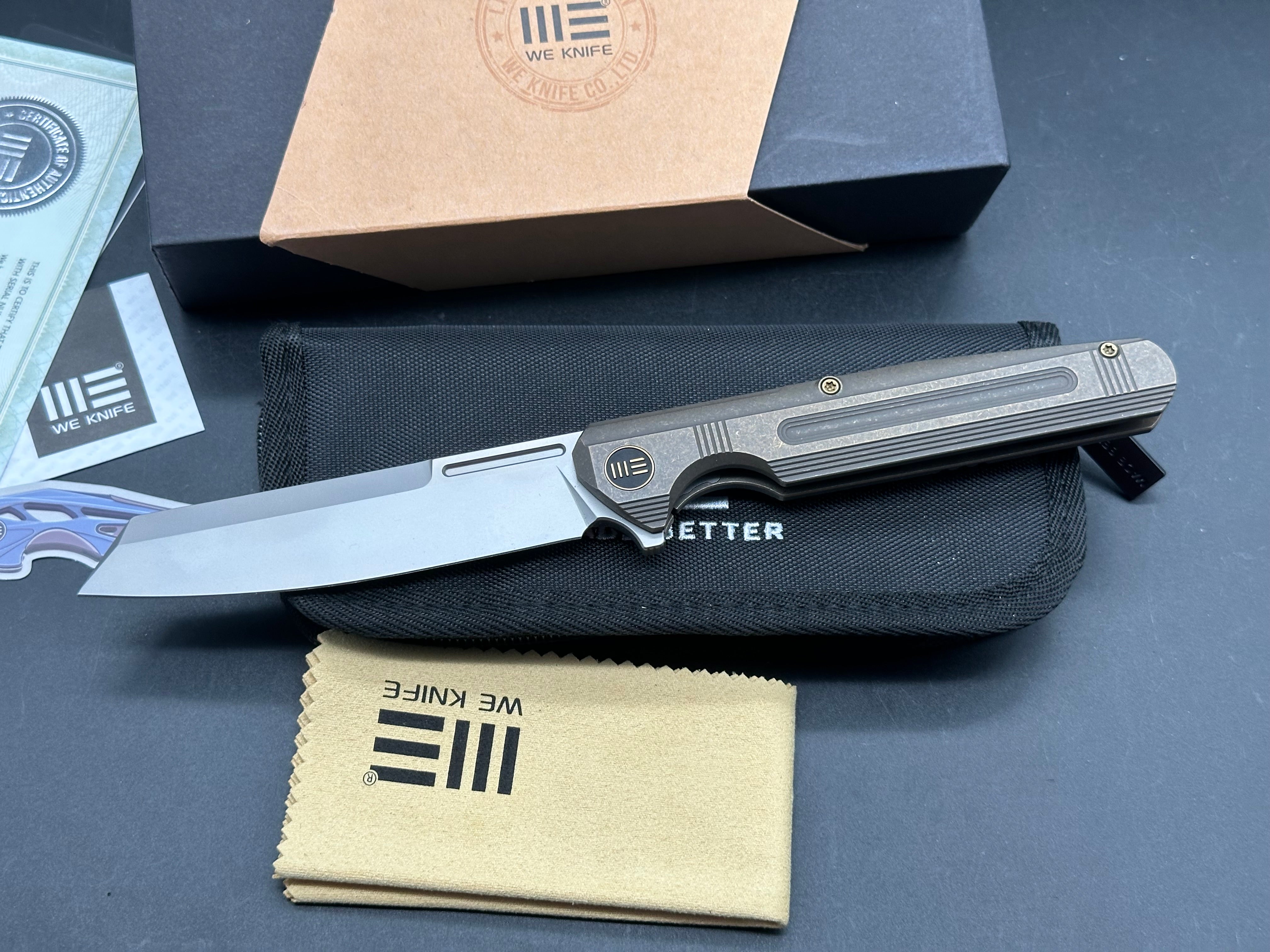 WE Reiver S35VN/ Bronze Anno'ed Ti
