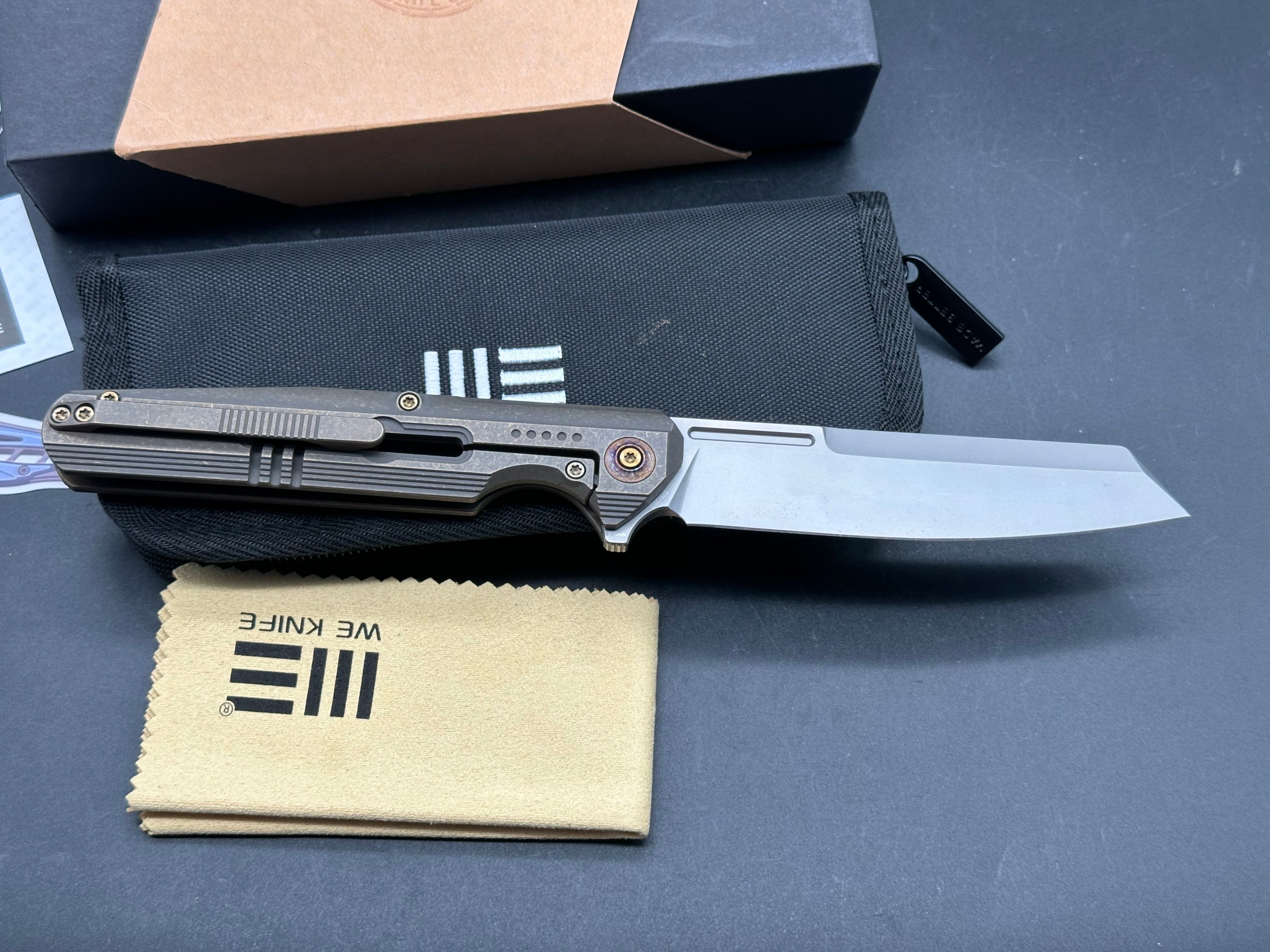 WE Reiver S35VN/ Bronze Anno'ed Ti