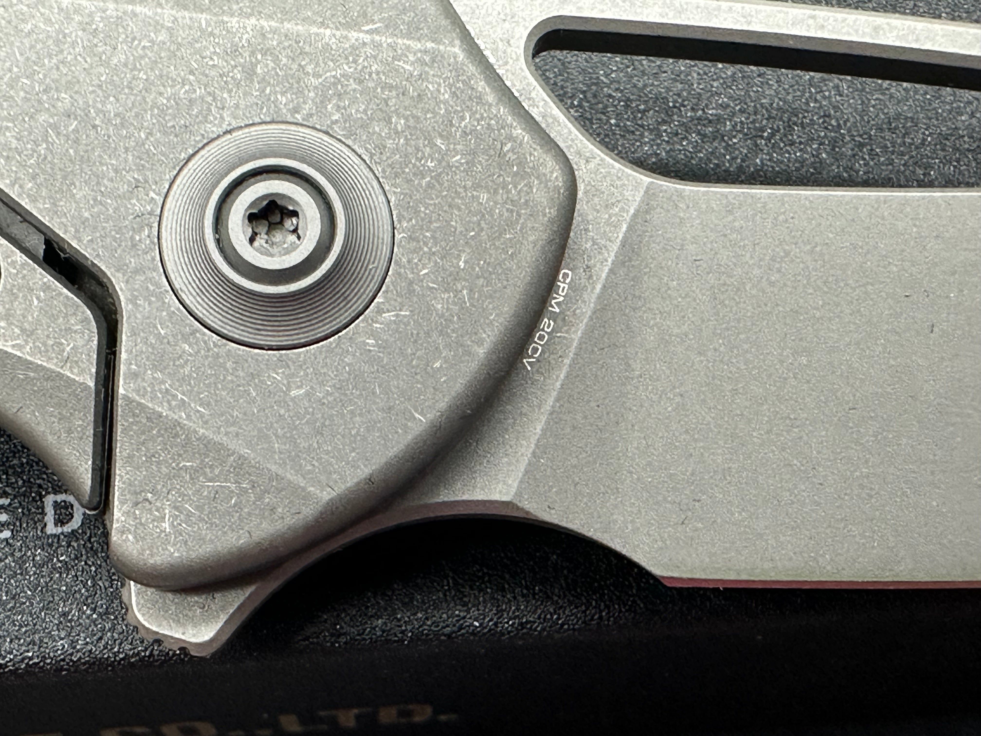 WE Fornix LTD ED 20CV harpoon/ stonewashed Ti Frame lock