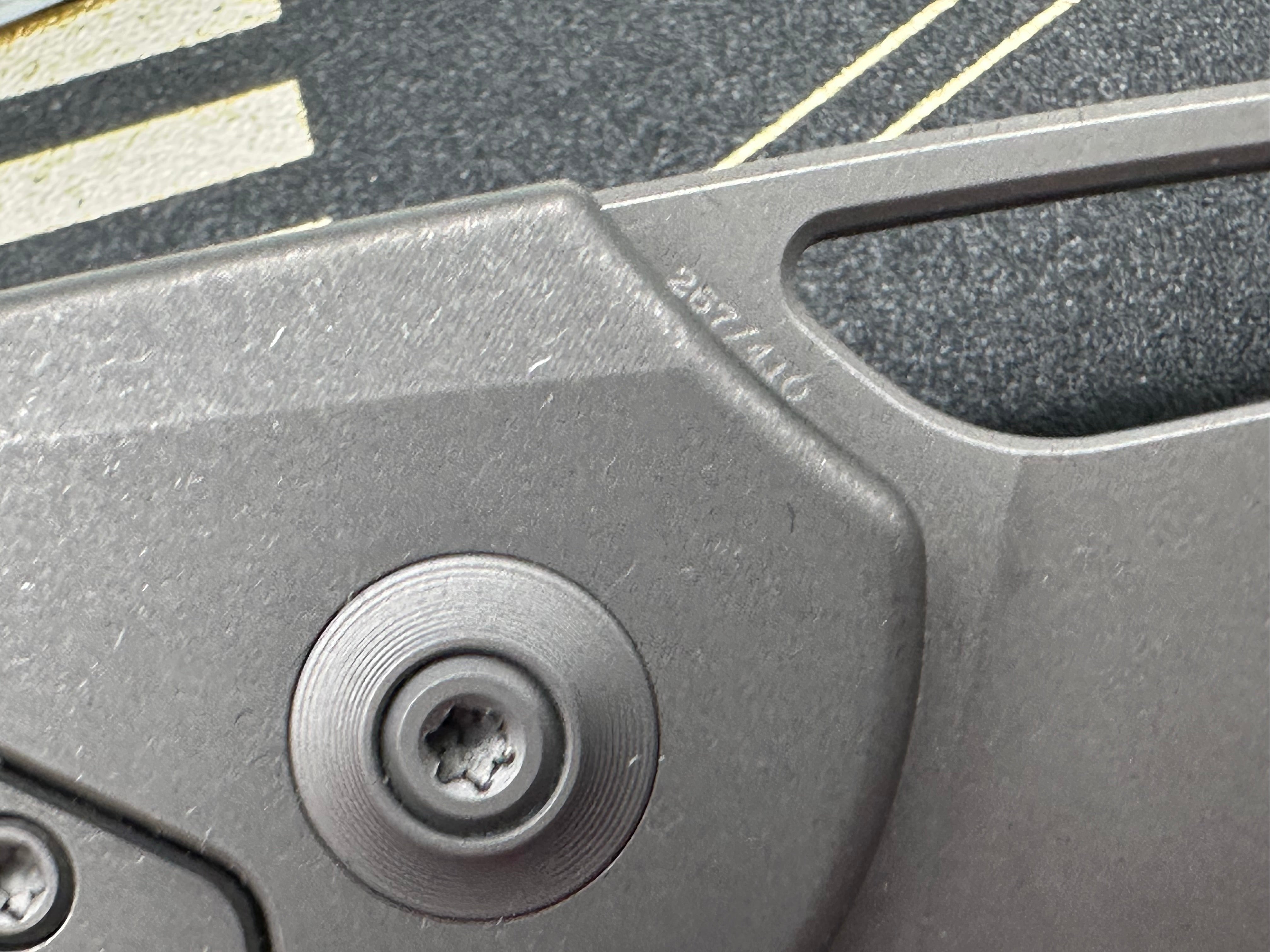 WE Fornix LTD ED 20CV harpoon/ stonewashed Ti Frame lock