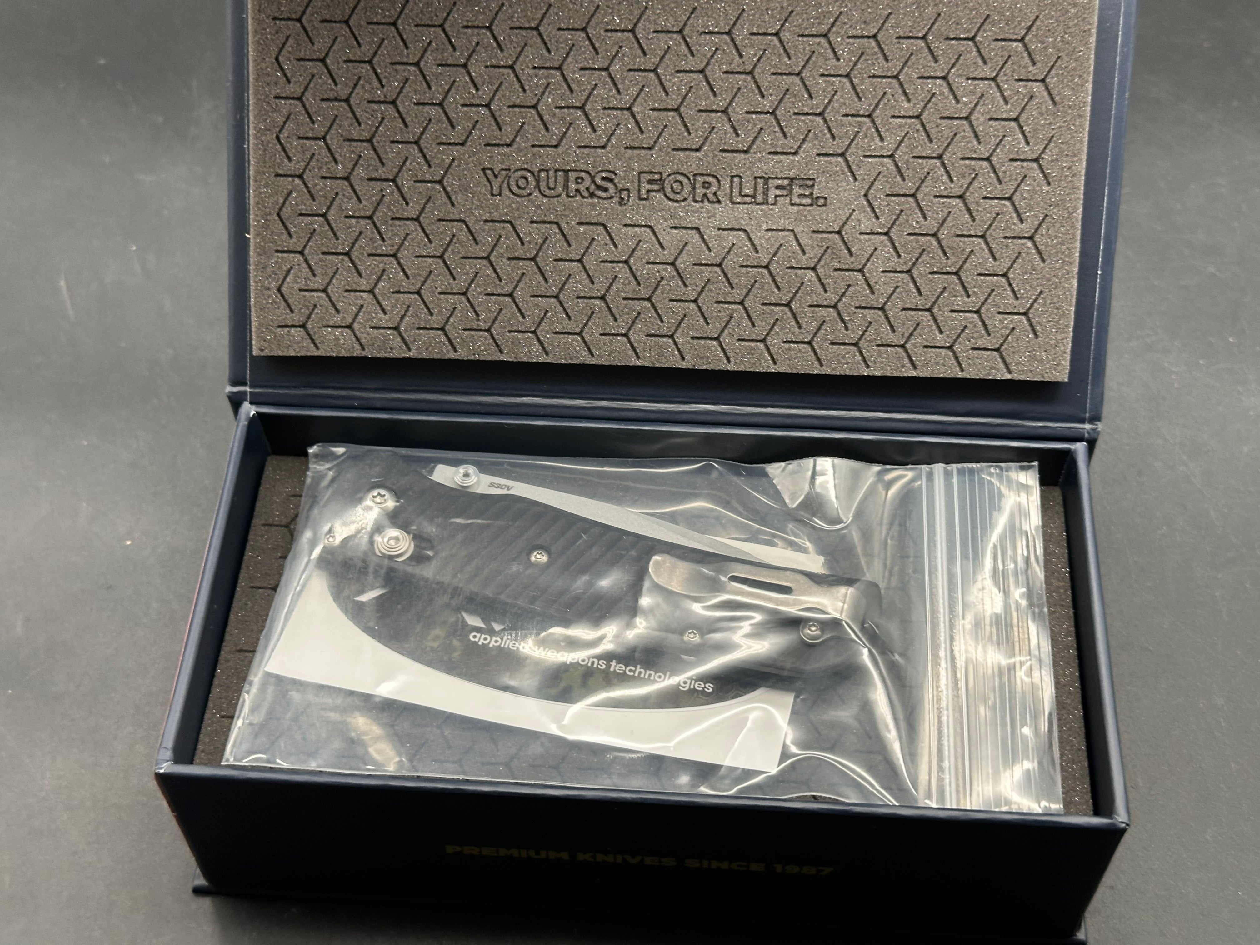 Benchmade Bugout-Custom 3.24" CPM S30V Crushed Silver Cerakote Blade with AWT Anodized Black Aluminum Scales