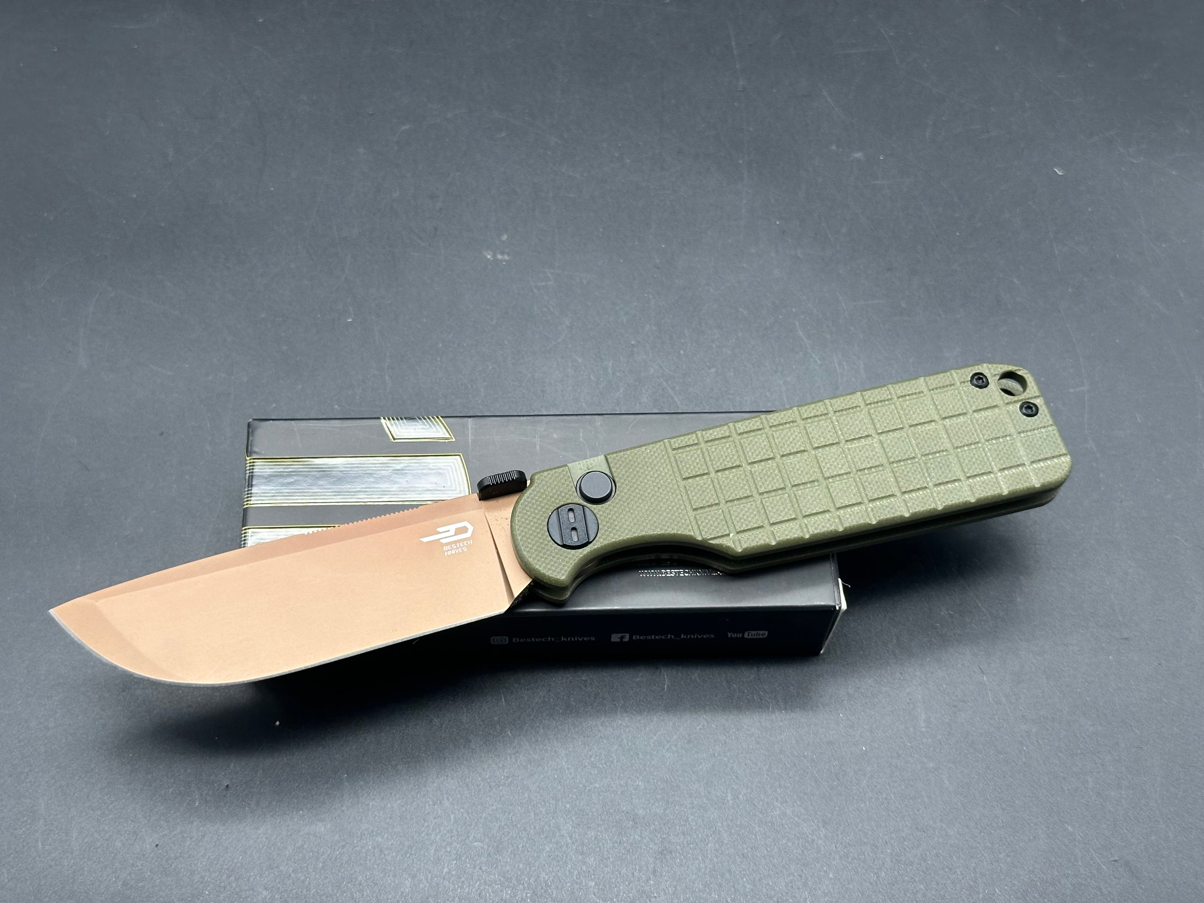 Bestech Glok  Green & Copper BHQ Exclusive