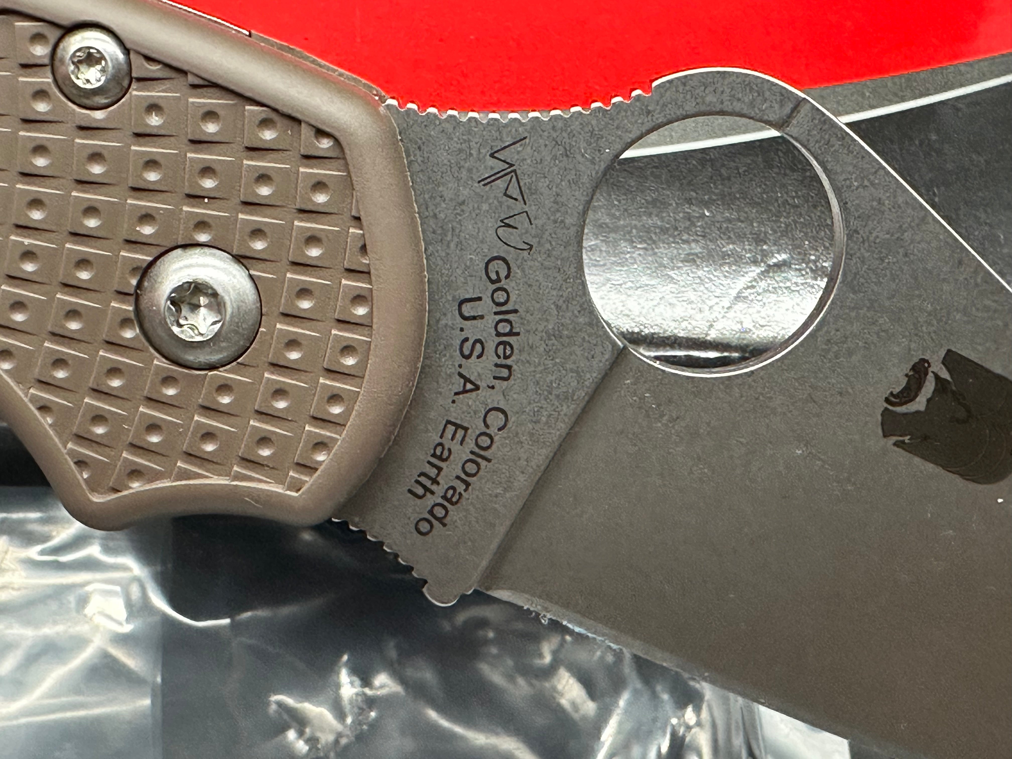 Spyderco Para 3 Lightweight - Sprint Run 2.93" CPM 15V Stonewash Blade with Brown FRN Scales