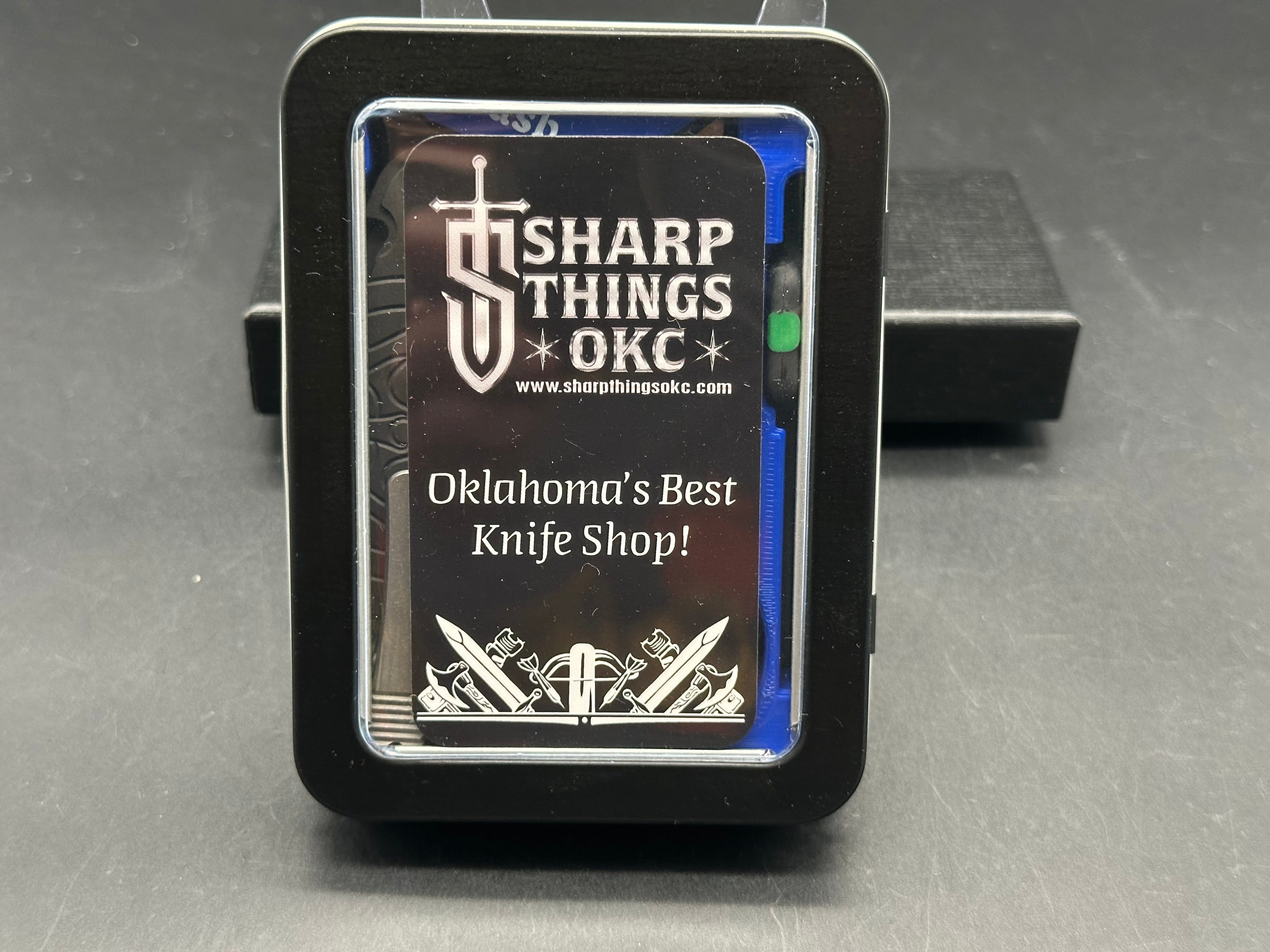 Hawk Knife Designs G&G Hawk - Shortcut - Folding Knife - Titanium - Serrated