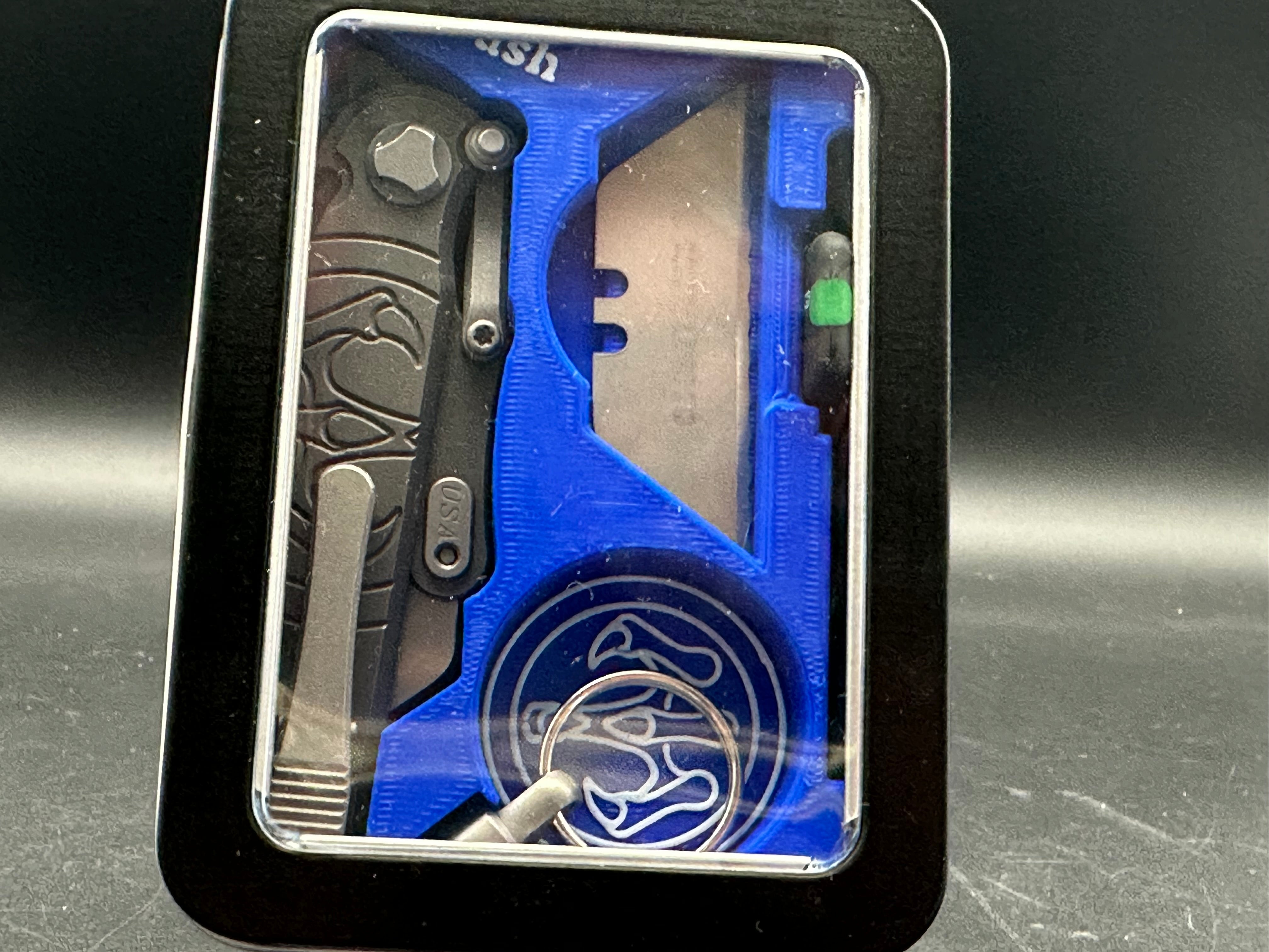 Hawk Knife Designs G&G Hawk - Shortcut - Folding Knife - Titanium - Serrated