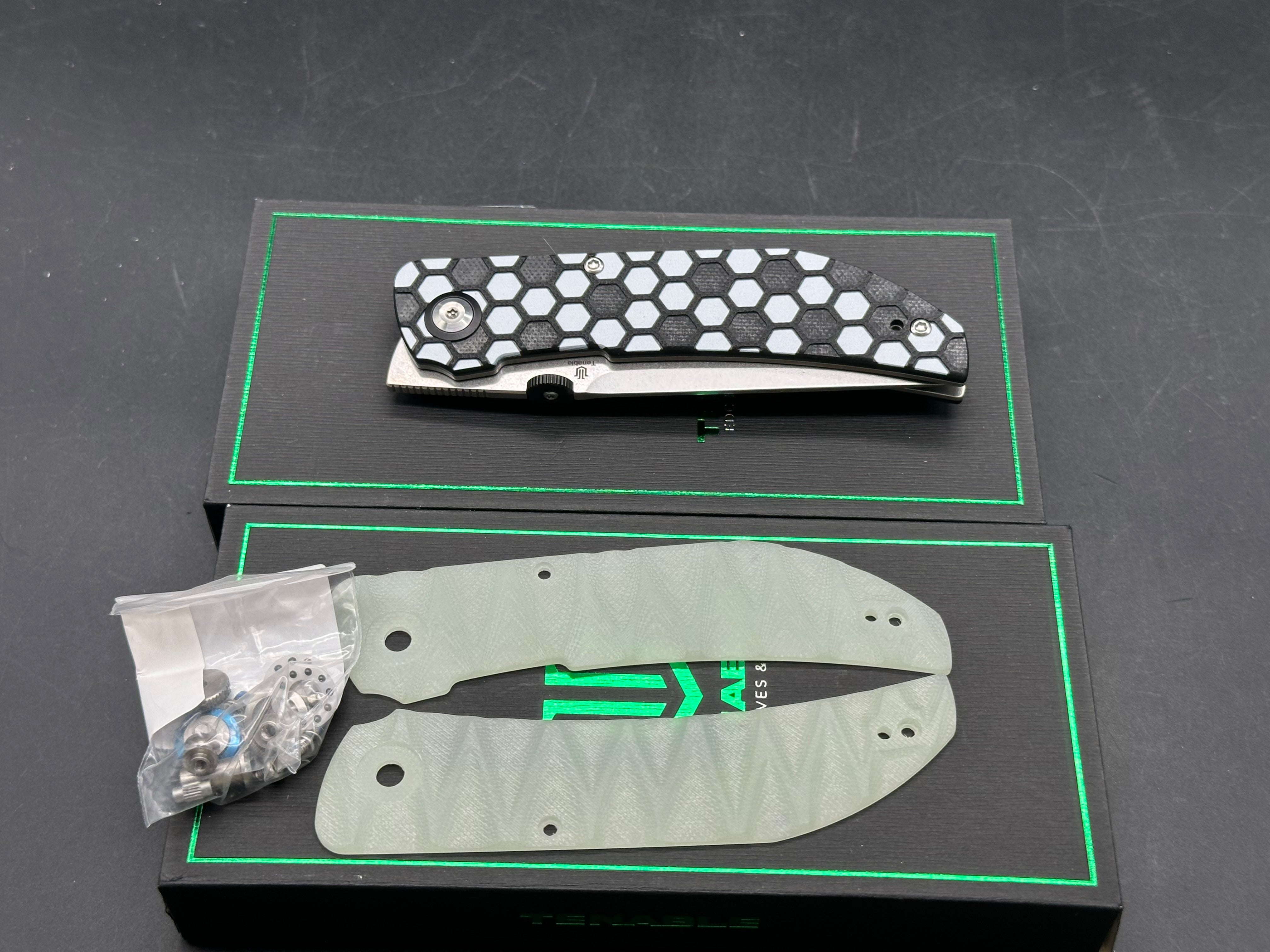 Tenable Exclusive Soccer-Themed Tarkin Black G10 with Soccer themed pattern