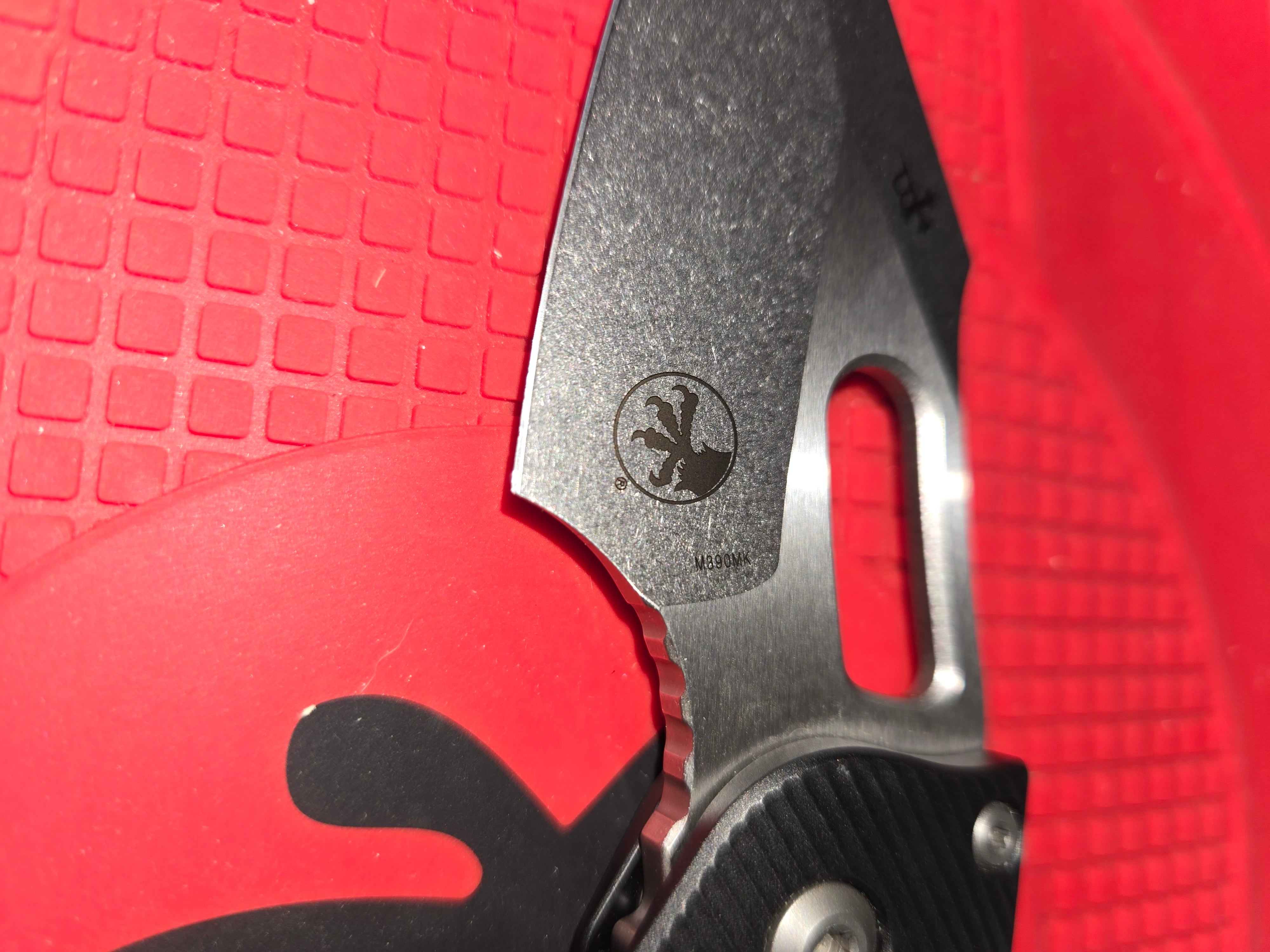 Microtech Stitch Ram-Lok Knife Black G-10 (3.7" Stonewash)