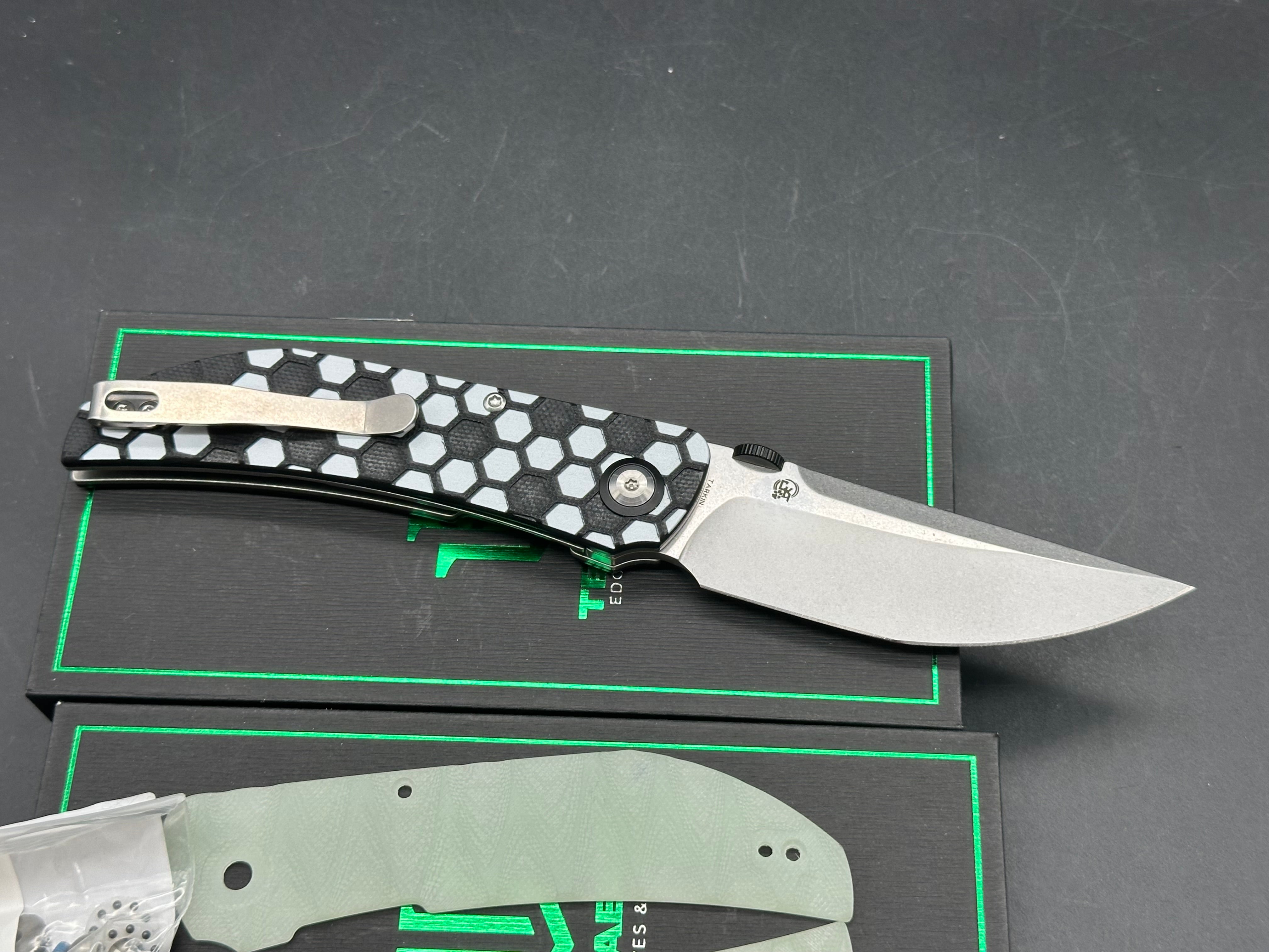 Tenable Exclusive Soccer-Themed Tarkin Black G10 with Soccer themed pattern