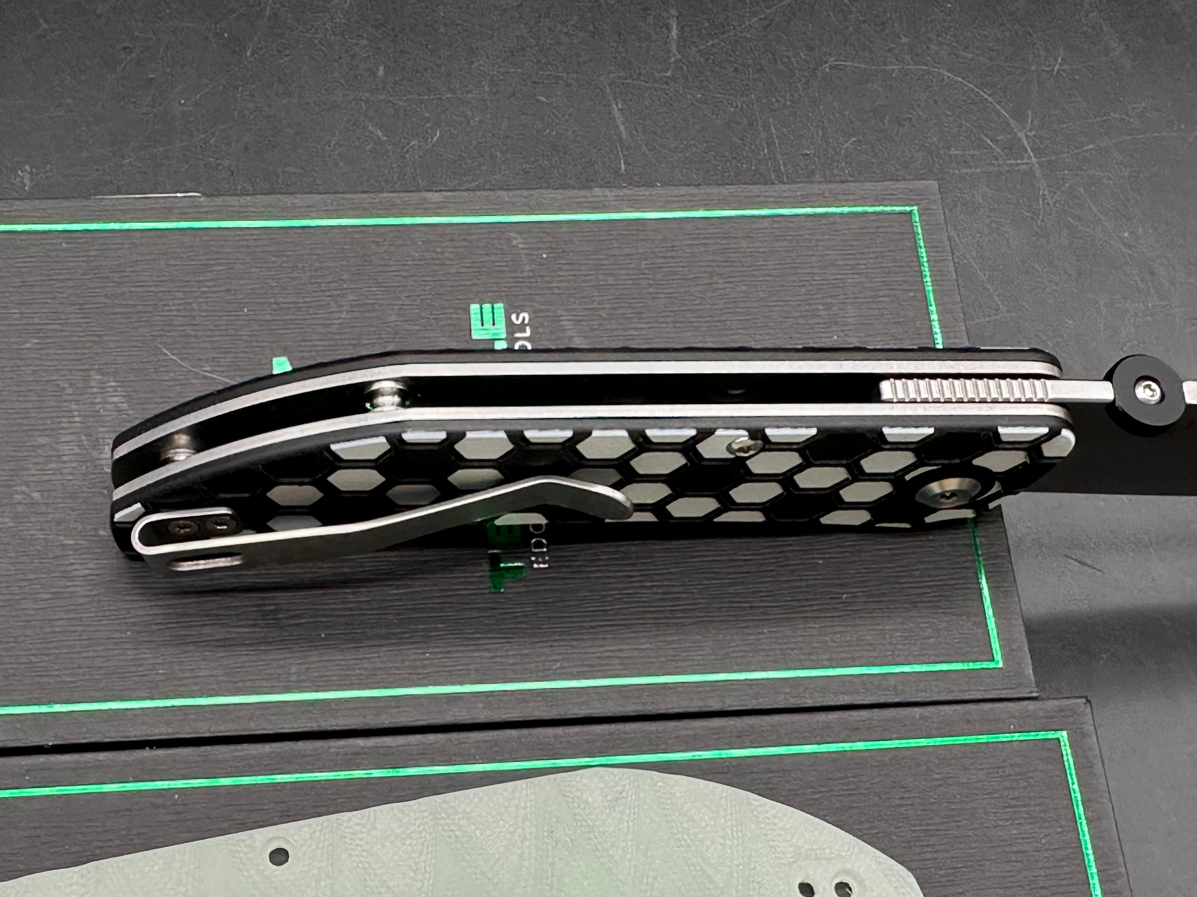 Tenable Exclusive Soccer-Themed Tarkin Black G10 with Soccer themed pattern