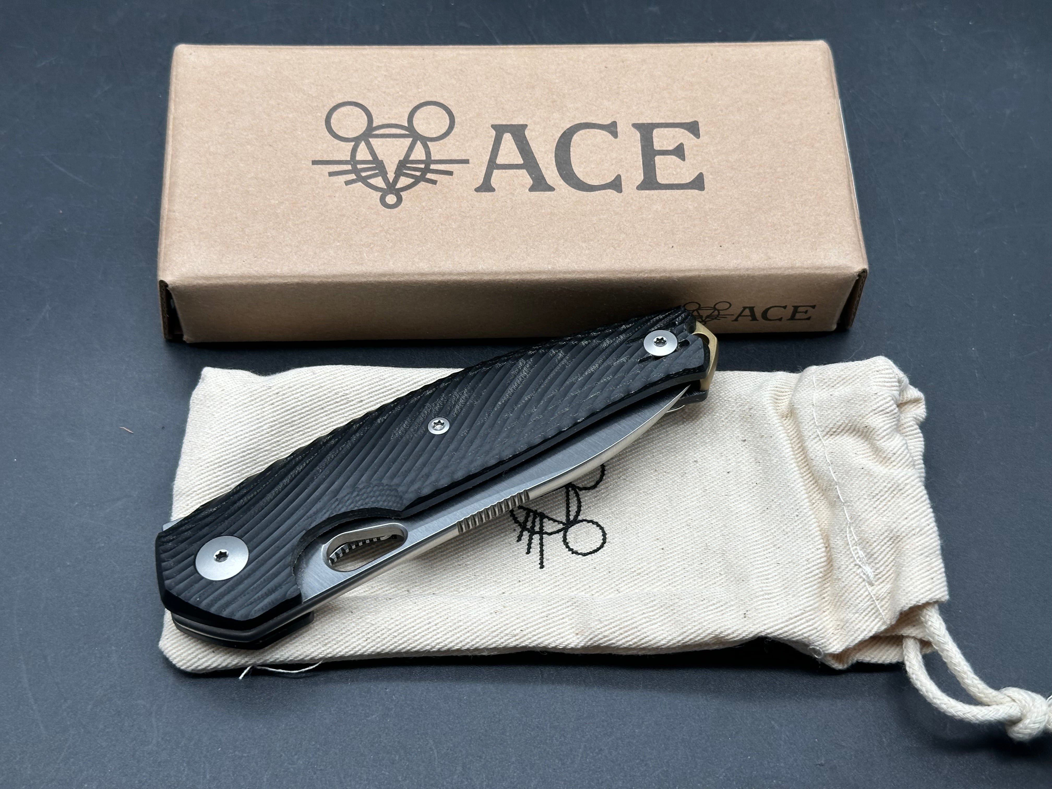 GIANT MOUSE ACE JAGT CANVAS BLK CPM MAGNACUT 3.27 "