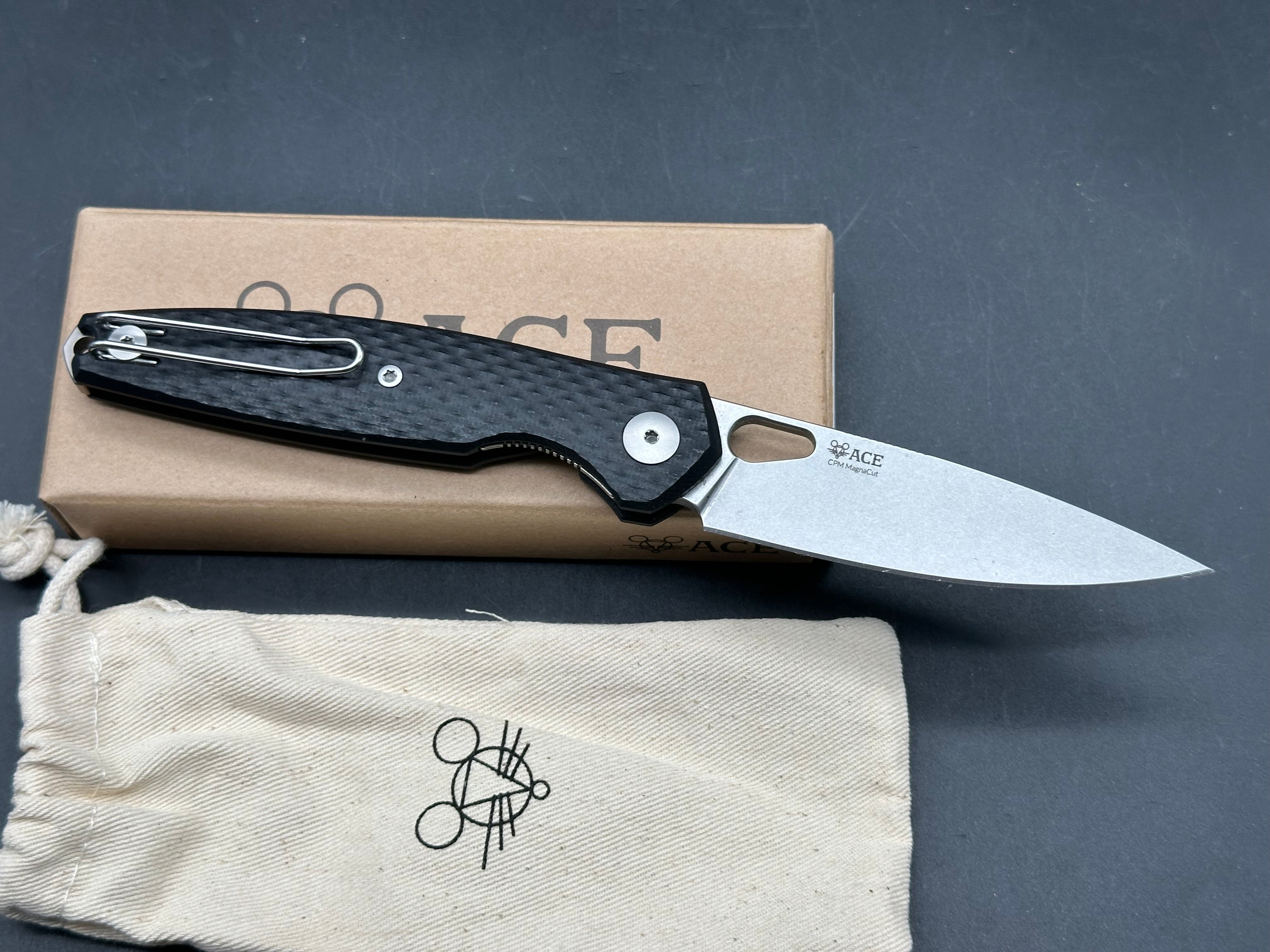 GIANT MOUSE ACE REO BLK G-10 CPM MAGNACUT 3.325"